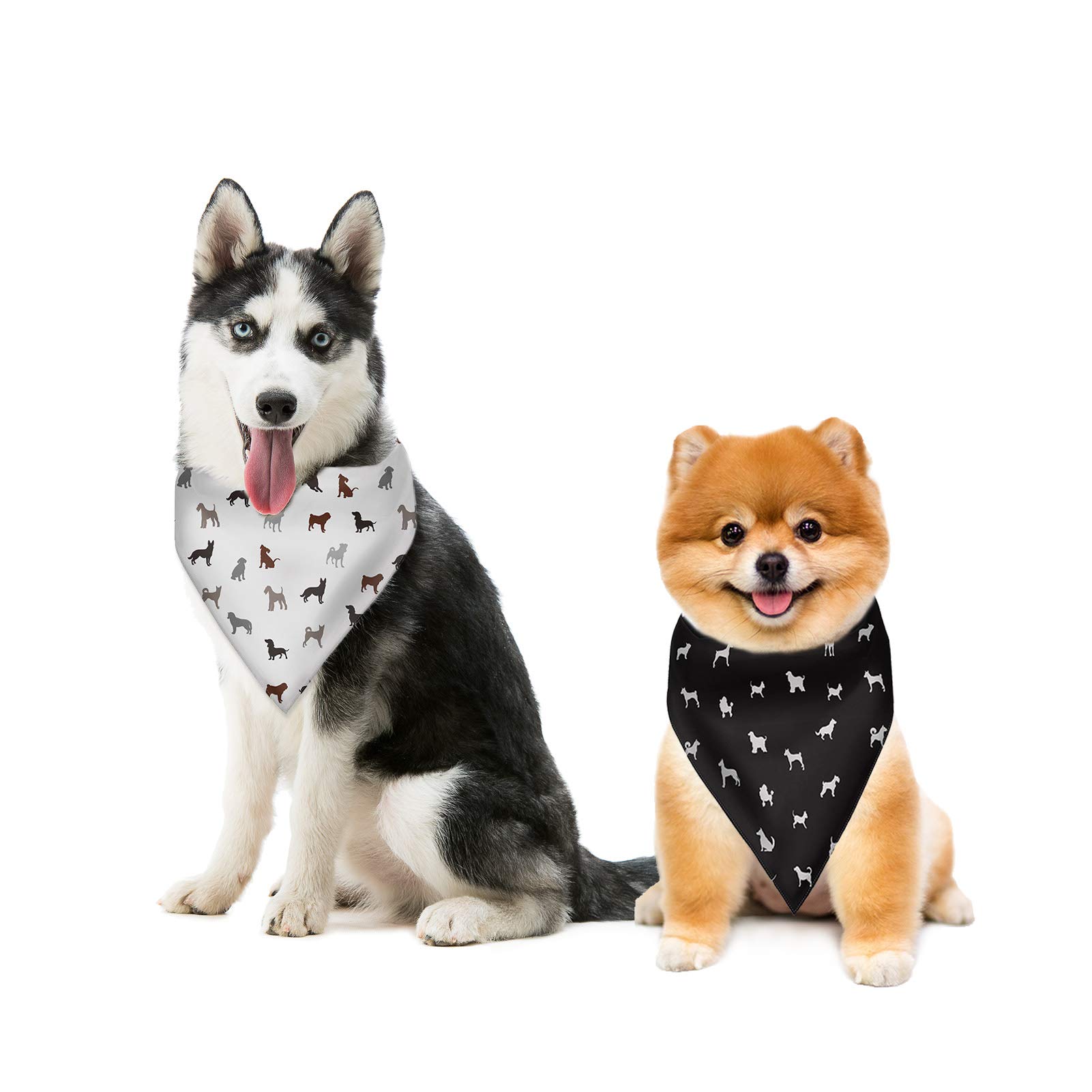 KEIAHUAN Camouflage Dog Bandana - Adjustable Triangle Scarf for Small, Medium & Large Dogs & Cats - Perfect for Outdoor Adventures, Pet Photos & Special Occasions