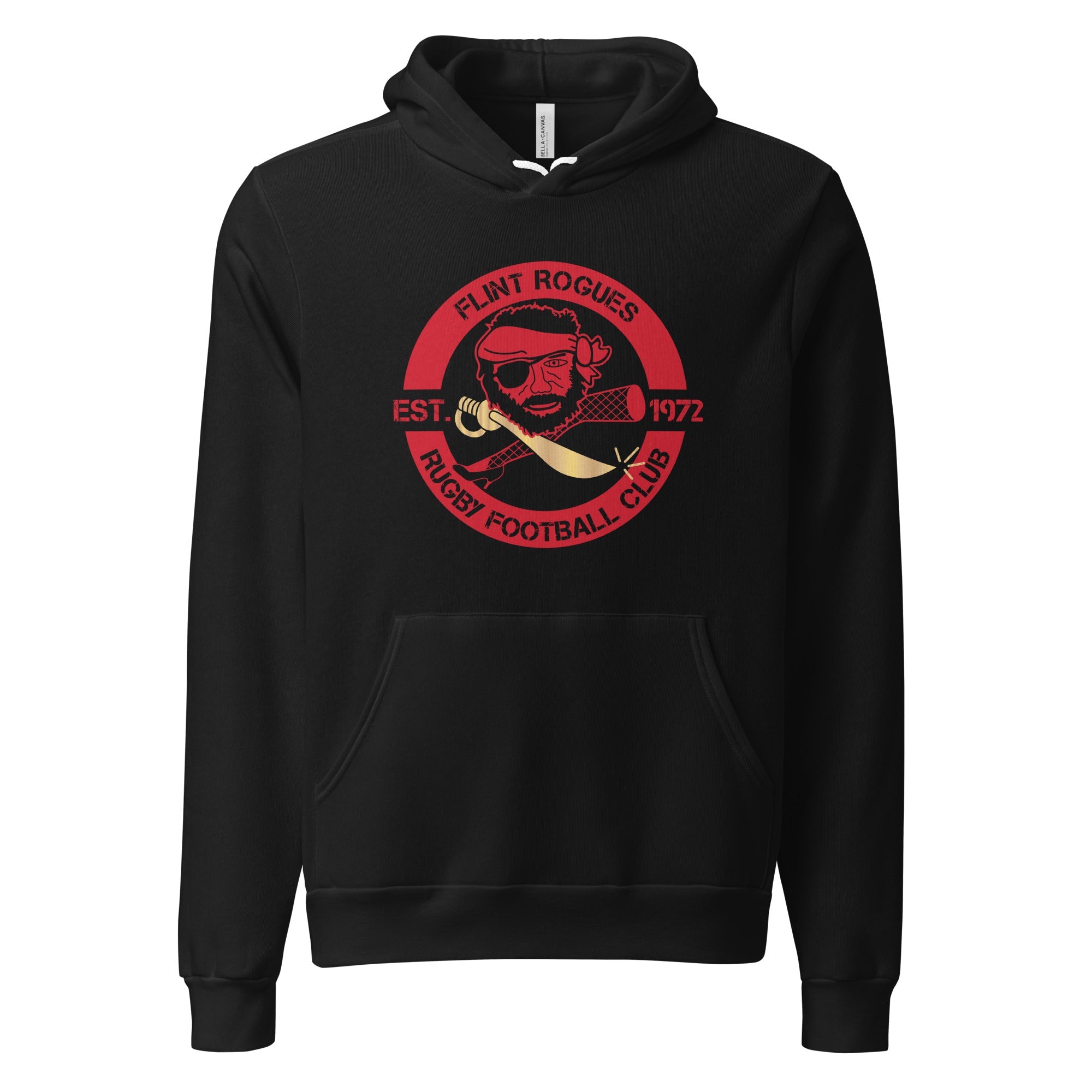 Flint Rogues RFC Social Hoodie - Men's & Women's Casual Pullover Sweatshirt for Streetwear & Outdoor Activities | Comfortable & Stylish Unisex Hooded Sweater