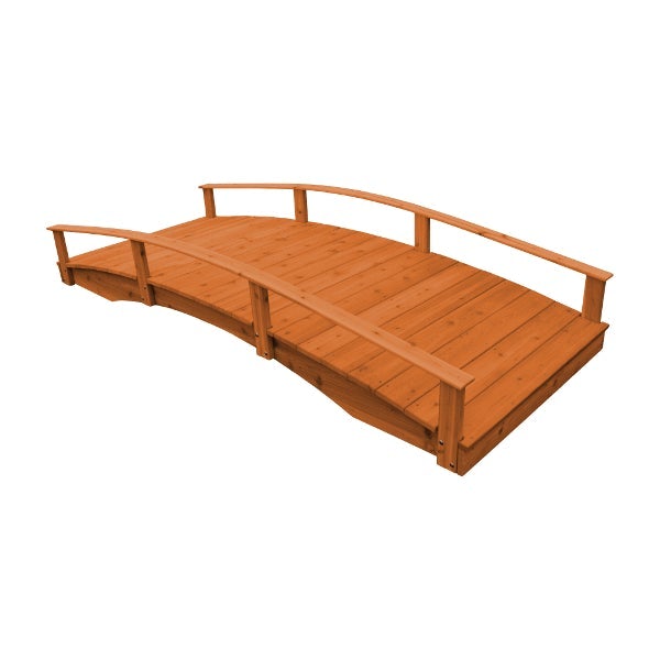 Handcrafted Oriental Garden Bridge - Decorative Asian Wooden Footbridge for Zen Gardens, Ponds & Backyard Landscaping