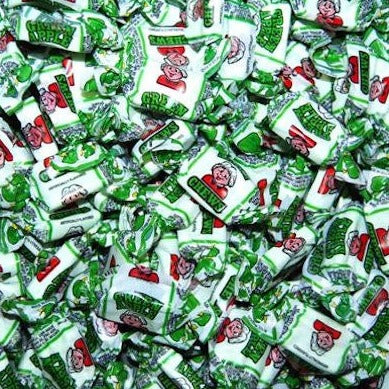 Delicious Green Apple Chews Candy - Sweet & Tangy Bite-Sized Treats for Kids, Parties & Snacking On-The-Go