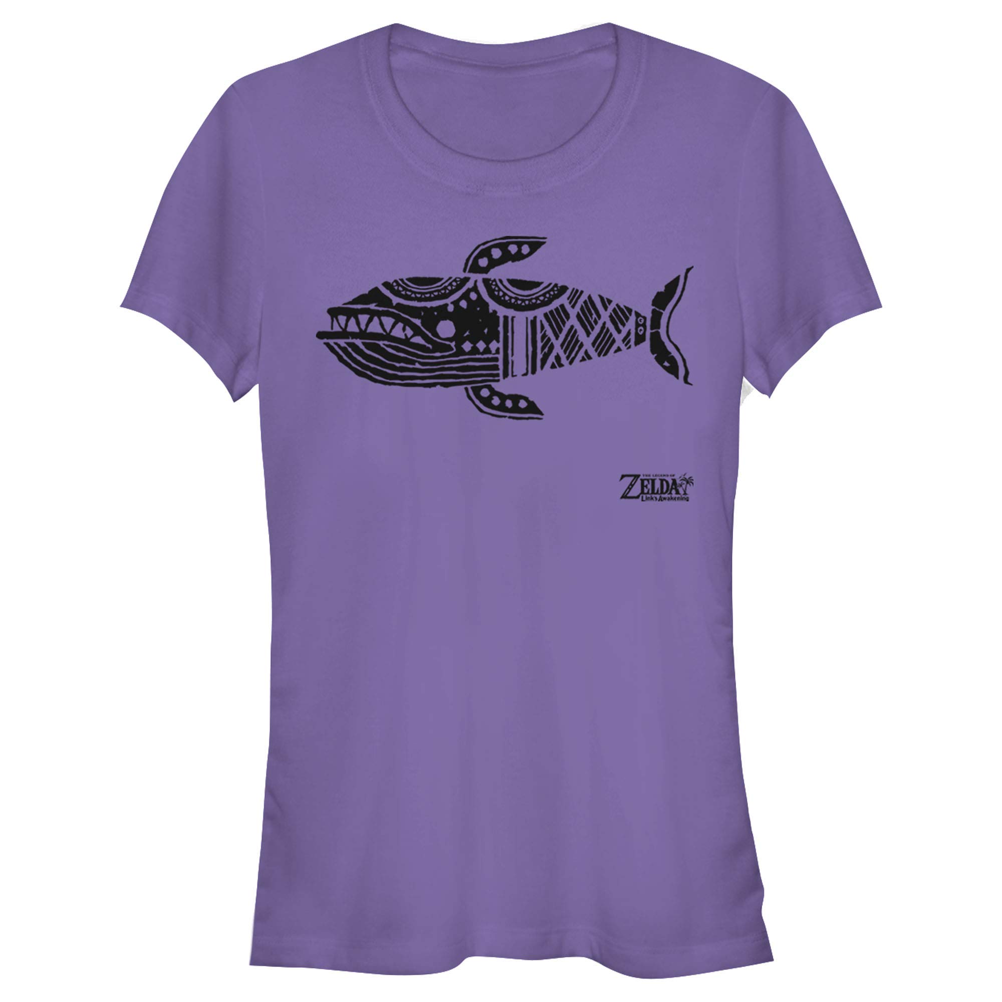 Nintendo Legend of Zelda Link's Awakening Whale Hieroglyphic T-Shirt for Teens - Perfect for Gaming Fans & Zelda Cosplay