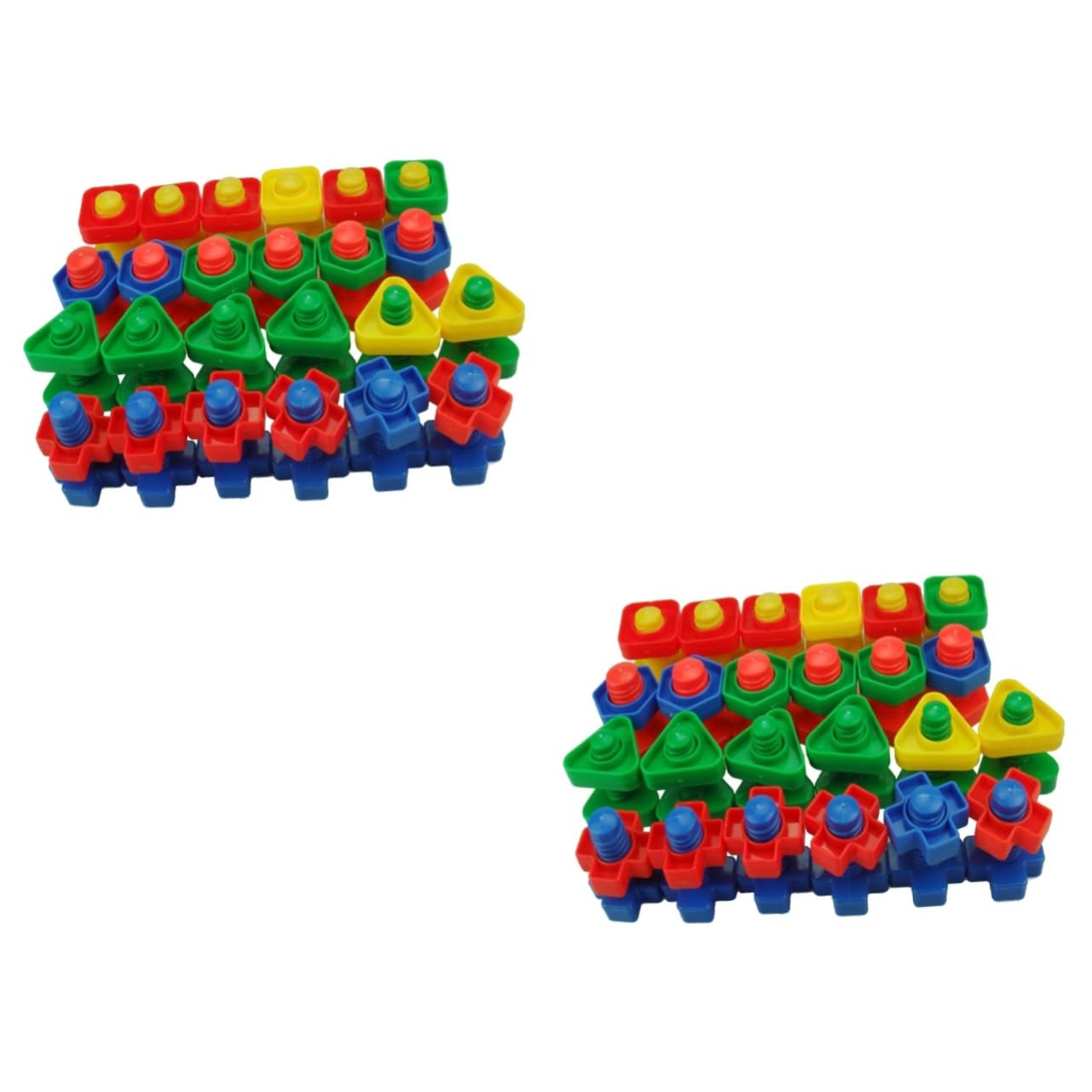 Wakauto 2 Pack Fidget Spinner Nuts - Stress Relief Sensory Toys for Kids & Adults, Bath Time Fun, Office Desk Game, ADHD Anxiety Relief Tool
