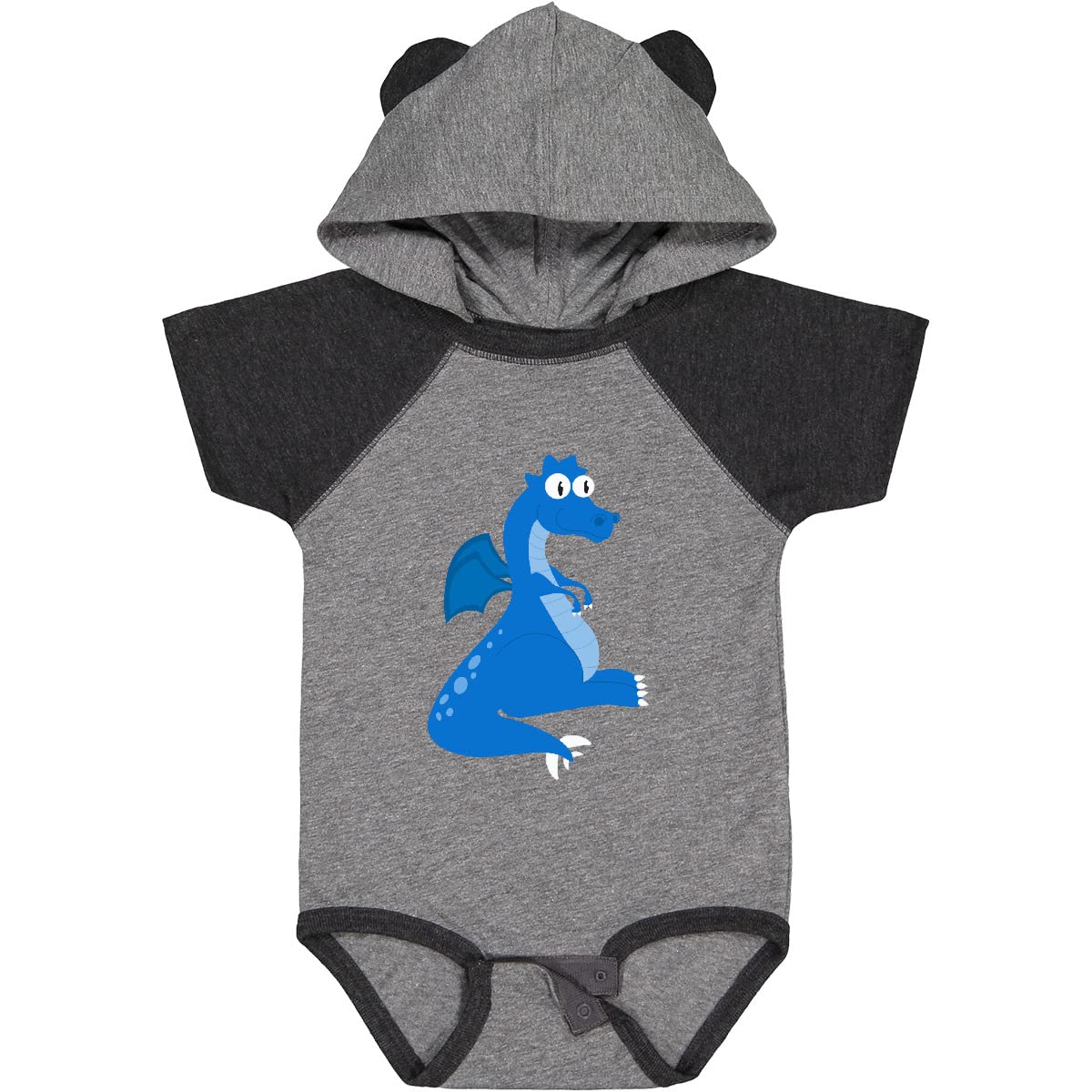 Cute Blue Dragon Baby Bodysuit - Soft & Comfortable for Newborns