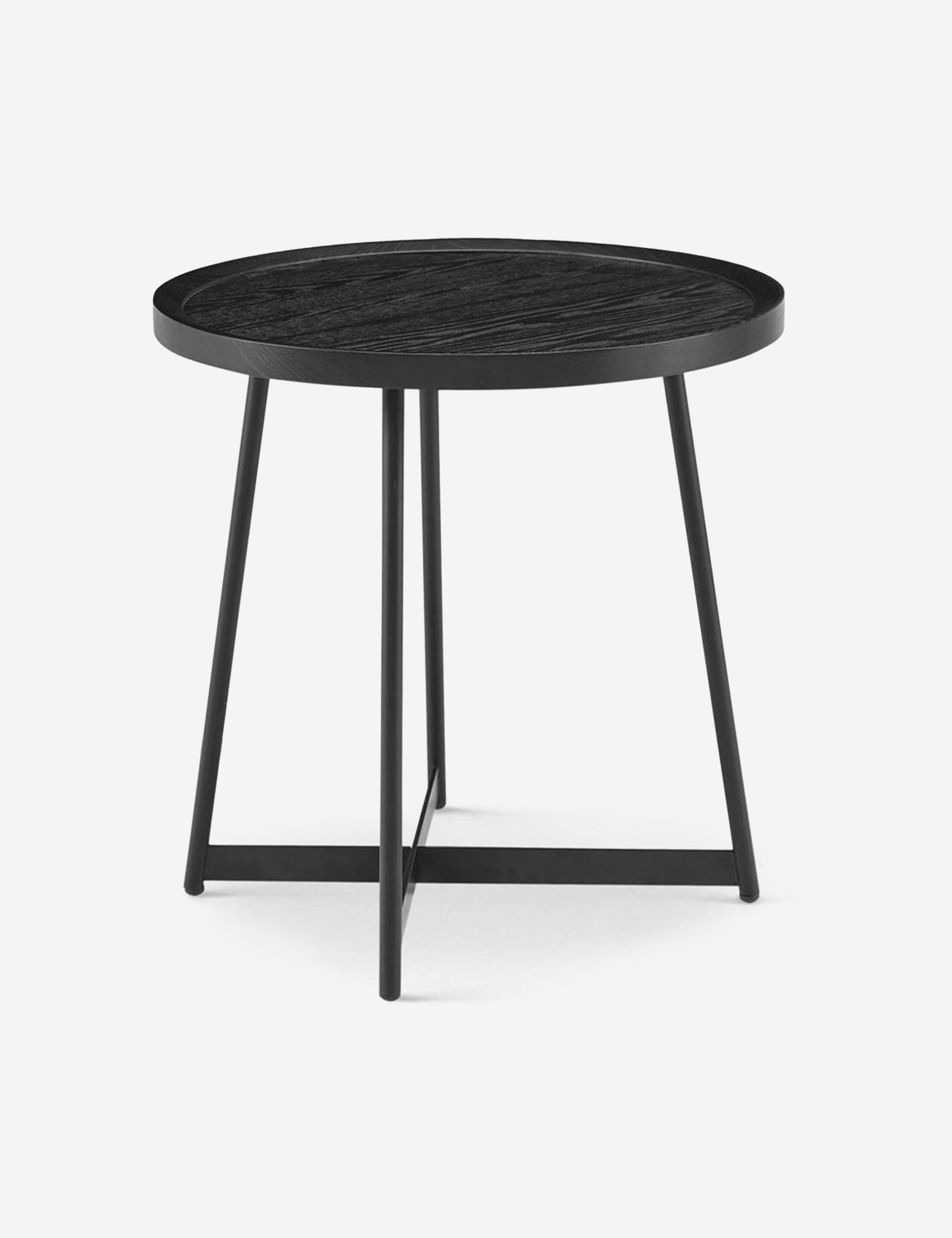 Gweneth Modern Side Table - Small End Table for Living Room, Bedroom, or Office - Stylish Accent Table with Sturdy Metal Frame - Perfect for Holding Lamps, Books, and Decor