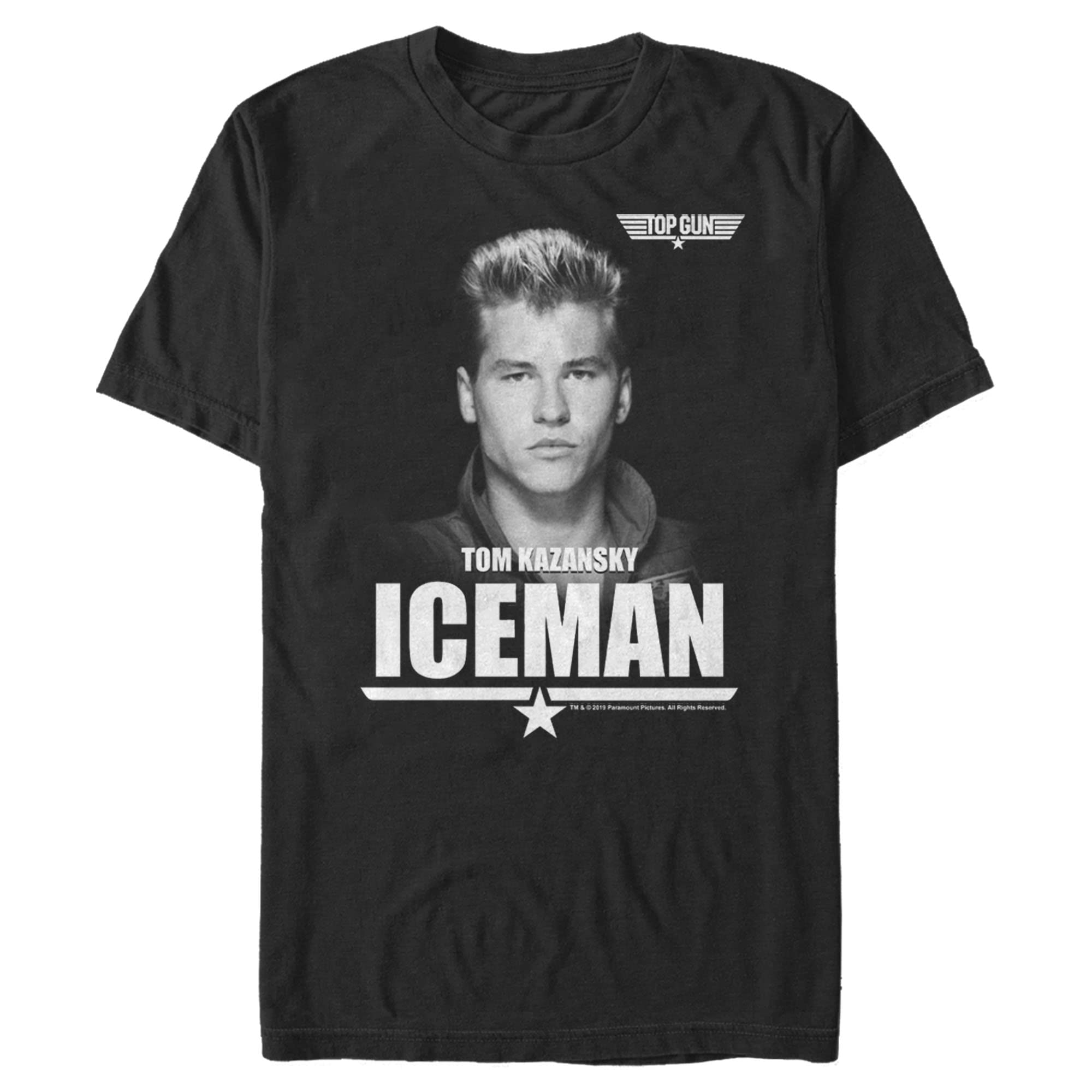 Top Gun Tom 'Iceman' Kazansky Men's T-Shirt - Vintage Movie Inspired Casual Tee for Fans, Streetwear & Everyday Wear