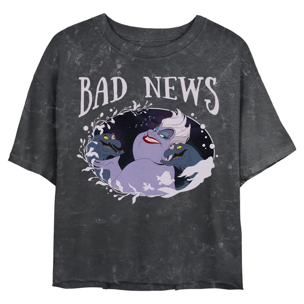 Disney Princess Hi Haters Women's Short Sleeve Crop T-Shirt | Soft Mineral Wash Cotton | Casual Graphic Tee for Women | Perfect for Disney Fans, Theme Parks & Everyday Wear