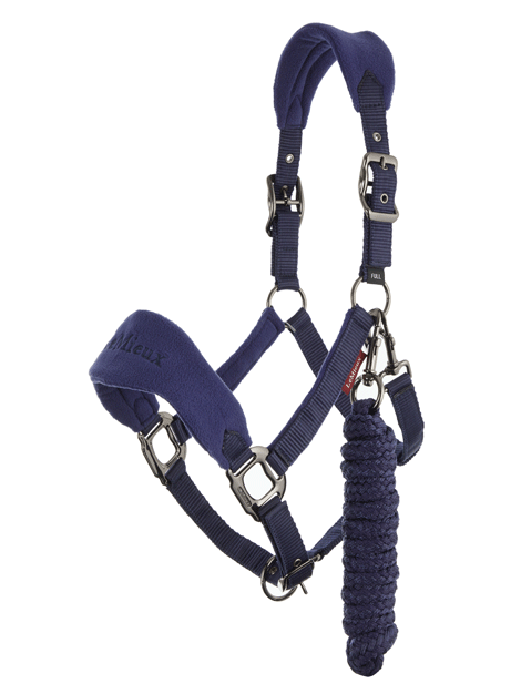 Le Mieux Vogue Fleece Headcollar and Lead Rope Set - Soft Horse Halter with Rope for Gentle Control - Perfect for Training, Grooming & Show Preparation