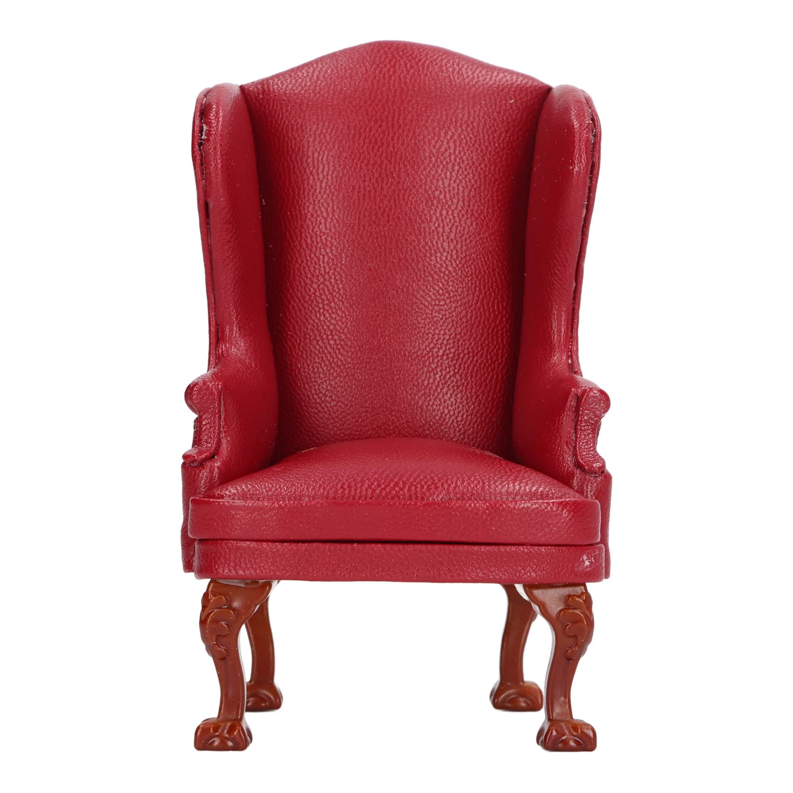 1:12 Scale Antique Dollhouse Sofa - Realistic Miniature Furniture for Doll House, Perfect for Home Decor & Collectors | Ideal for Dollhouse Scenes, DIY Projects & Gifts