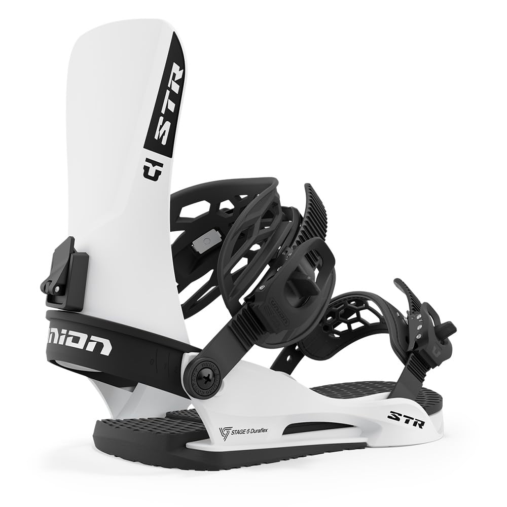 Union STR Men's Snowboard Bindings - High-Performance Snowboard Bindings for All-Mountain & Freestyle Riding - Perfect for Powder, Park & Backcountry Adventures