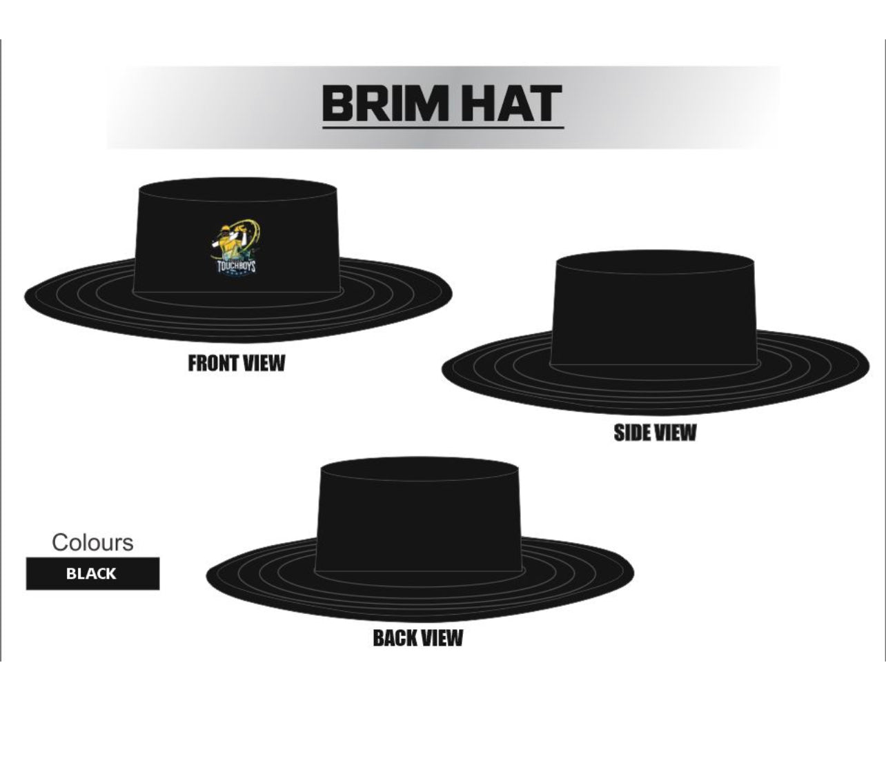 Custom Cricket Sublimation Round Hat - Rubberized Brim for Sun Protection - Perfect for Outdoor Sports, Games, and Fan Events