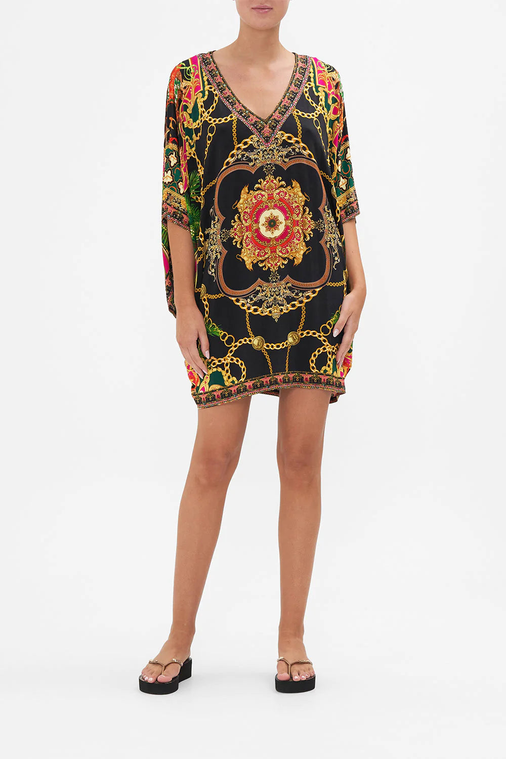 Elegant Bat Sleeve Dress for Women - Flowy Boho Chic Maxi Dress with Unique Sleeve Design | Perfect for Parties, Weddings & Date Nights