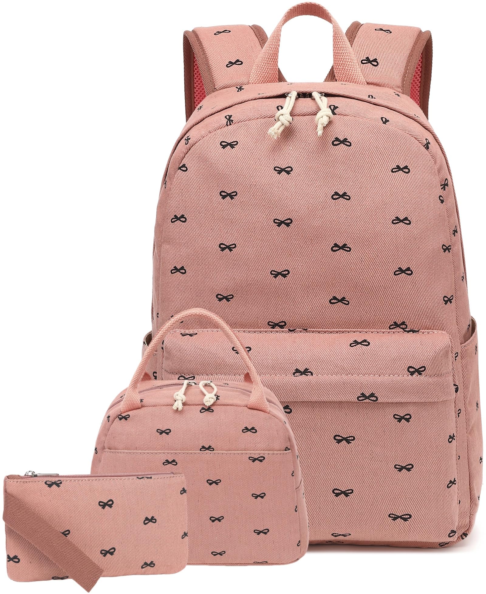 CAMTOP Girls Backpack with Lunch Box Set - Durable School Bookbag for Kids, Lightweight & Water-Resistant - Perfect for School, Travel, and Outdoor Activities