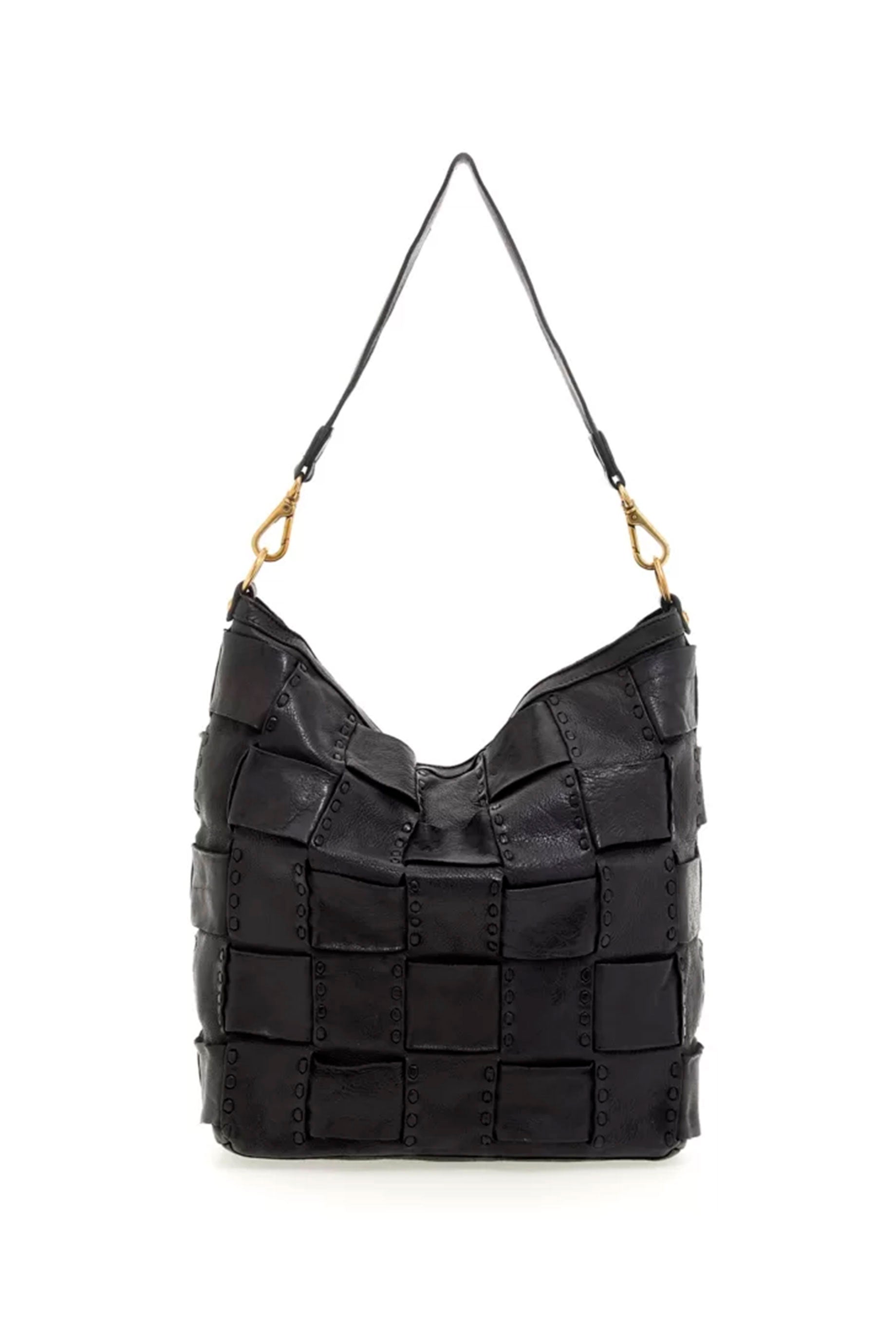 Campomaggi Edera Bag - Premium Leather Crossbody Bag for Women, Black - Perfect for Travel, Work & Everyday Use