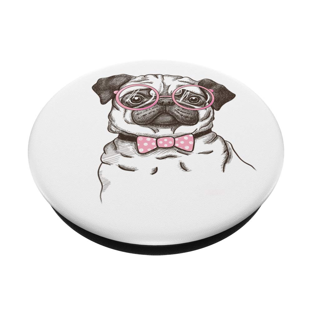 Adorable Pug Dog PopSockets PopGrip - Swappable Phone & Tablet Grip for Pet Lovers | Perfect for Smartphones, iPads & Everyday Use