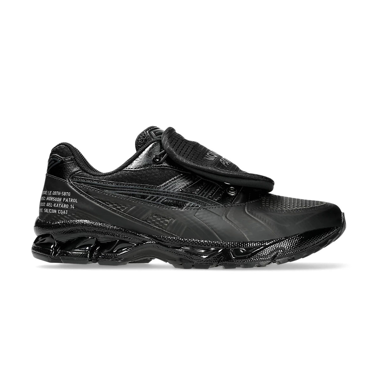 SBTG Limited Edition ASICS GEL-Kayano 14 'Monsoon Patrol Black' Running Shoes - Premium Comfort for Jogging, Gym Workouts & Streetwear Fashion