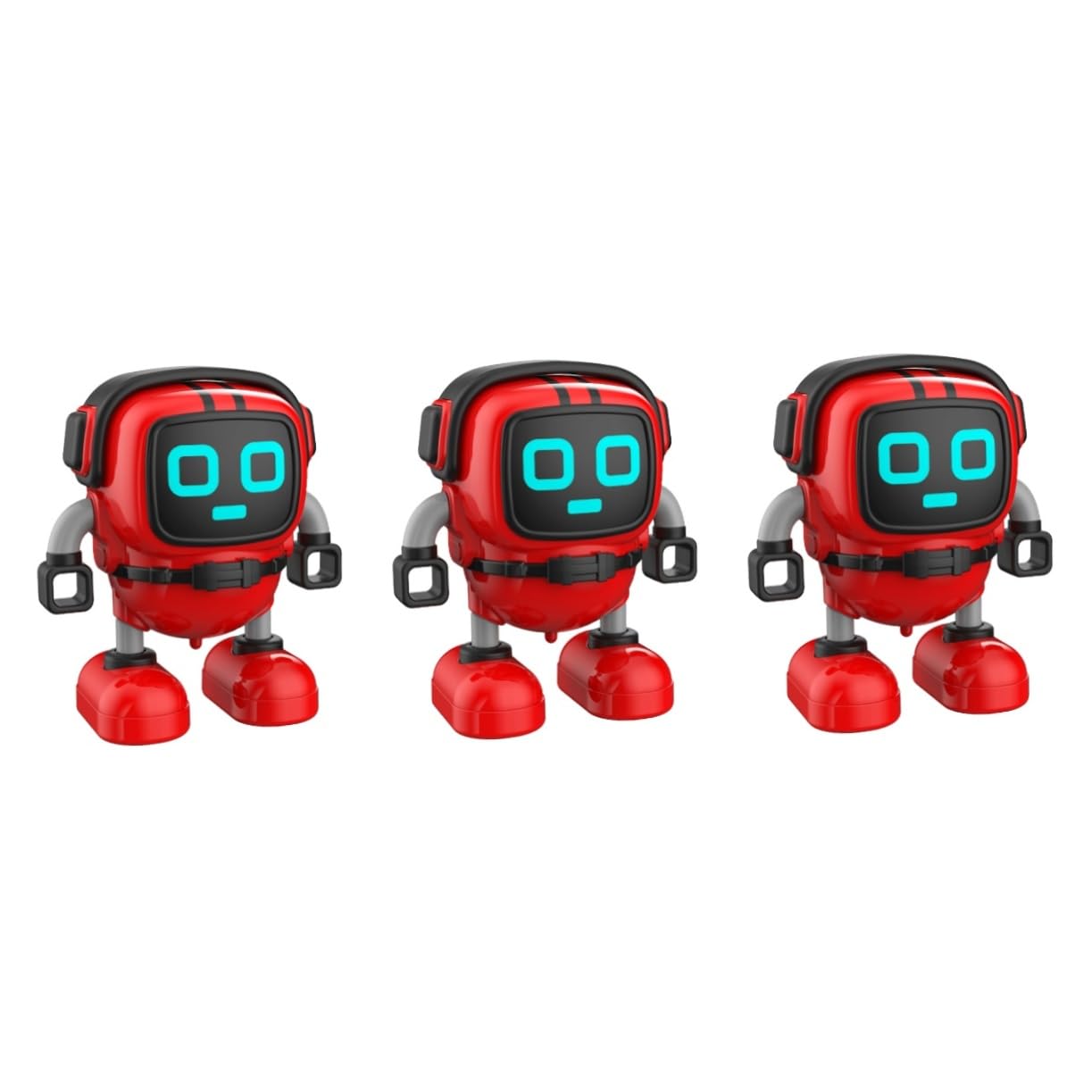 Vaguelly 3-Pack Wind-Up Robot Gyro Battle Toys - STEM Educational Spinning Top Game for Kids | Fun Party Decorations & Interactive Play Gift for Boys & Girls | Perfect for Birthday Parties, Classroom Rewards & STEM Learning Activities