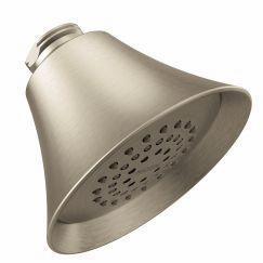 Moen 6370EPBN Brushed Nickel 1-Function Transitional Shower Head - Perfect for Bathroom Renovation & Modern Home Upgrades