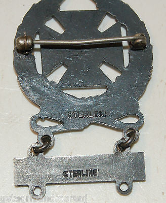 Vintage Military Sterling Silver Award Medal for Rifle Shooting - Army & Marines Commemorative Badge | Perfect for Collectors, Display Cases & Historical Reenactments