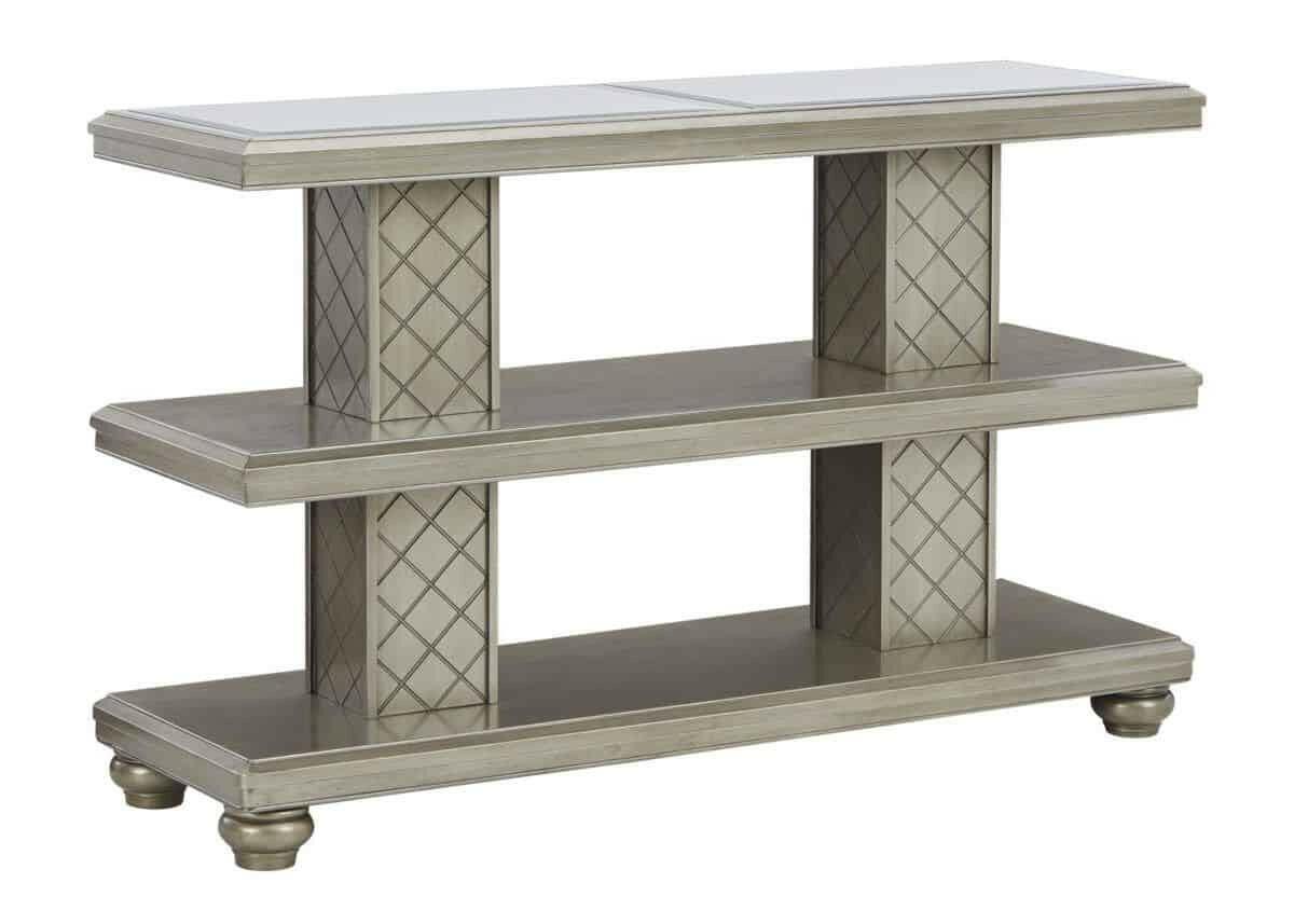 Chevanna Sofa Table T942 - Modern Console Table with Storage Shelf - Perfect for Living Room, Entryway, or Behind the Couch Decor