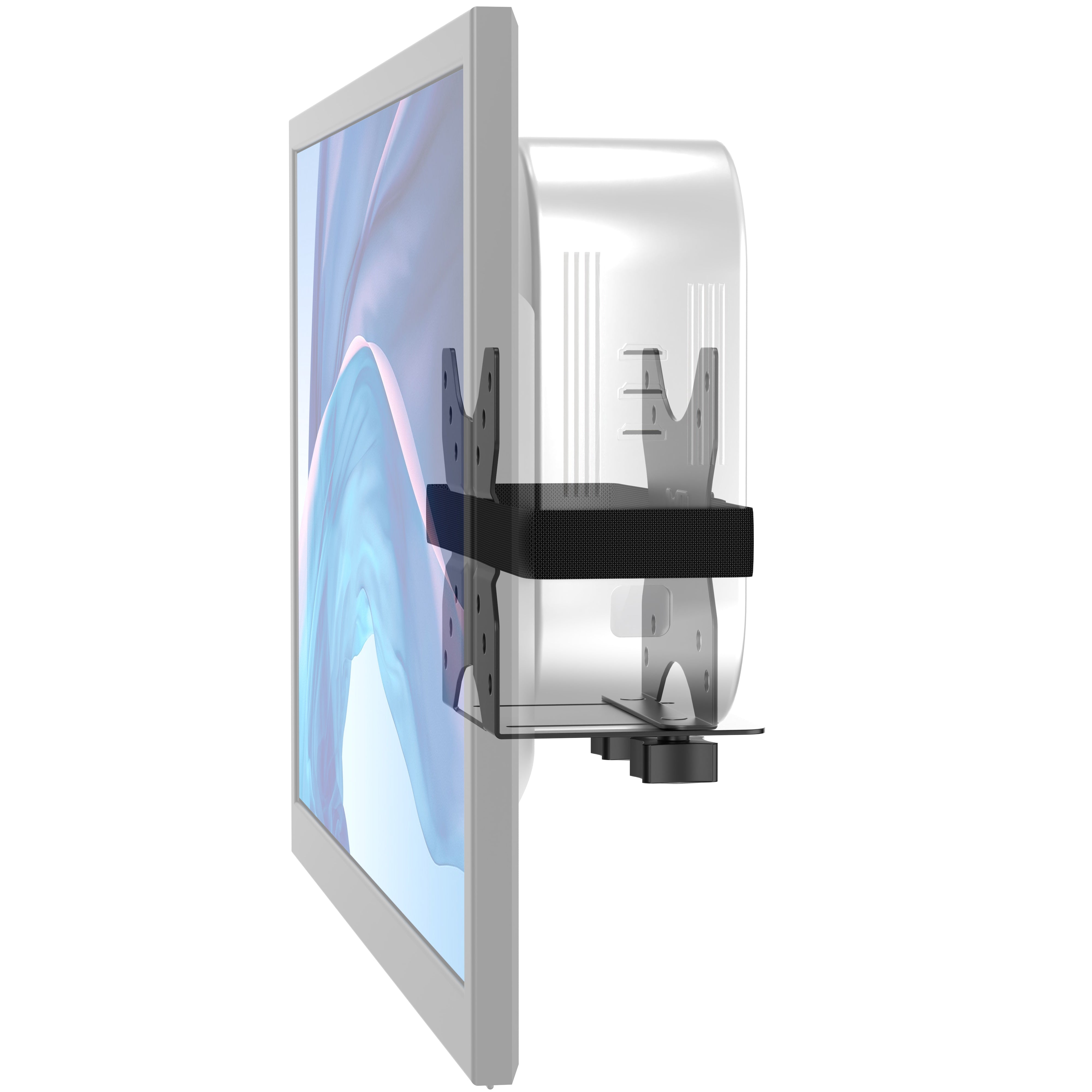 Adjustable VESA Monitor Wedge Mount for CPU - Perfect for Home Office, Gaming & Workspace Setup