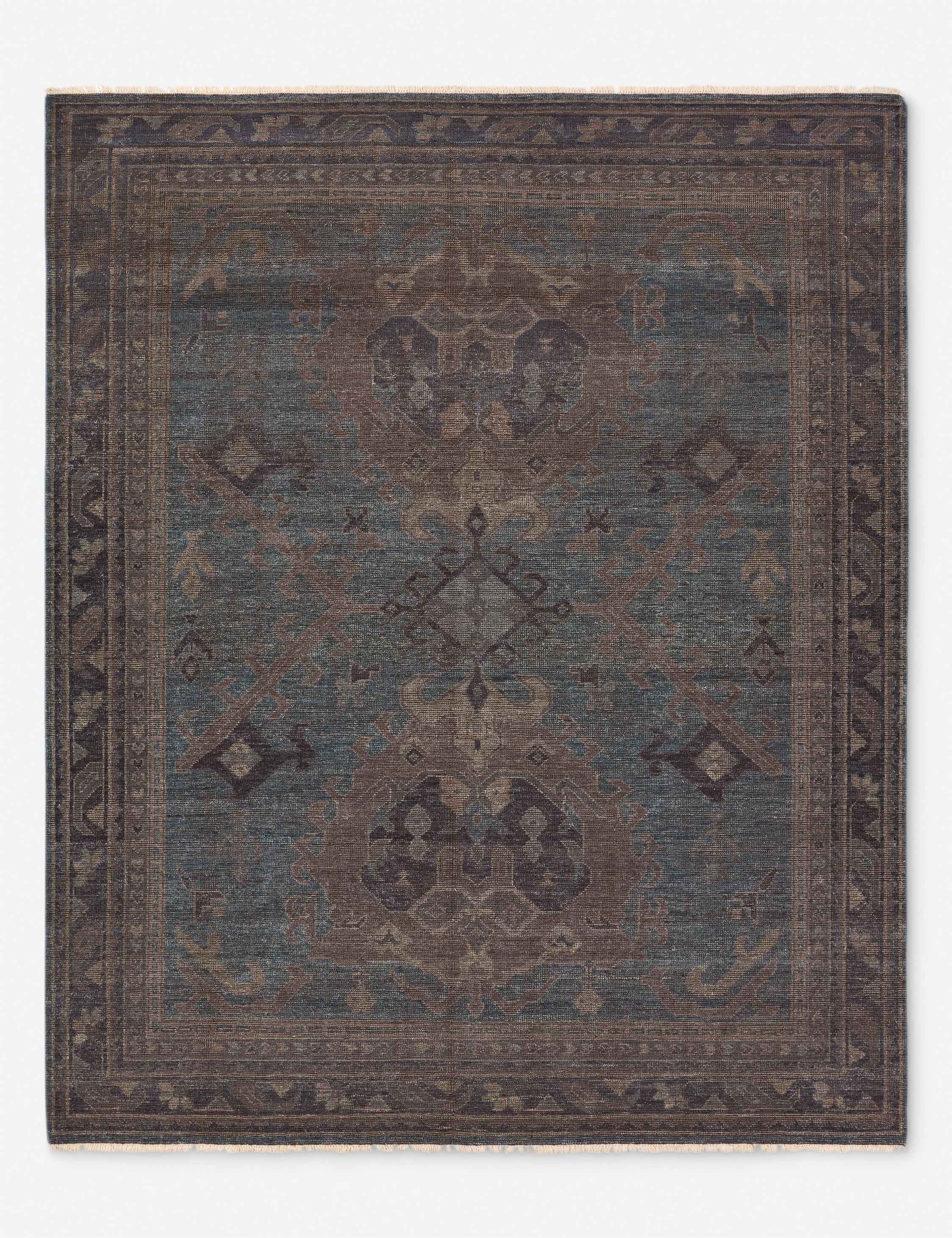 Hand Knotted Wool Rug by Connelly - Premium Handmade Area Rug for Living Room, Bedroom & Dining Room - Soft & Durable Home Decor