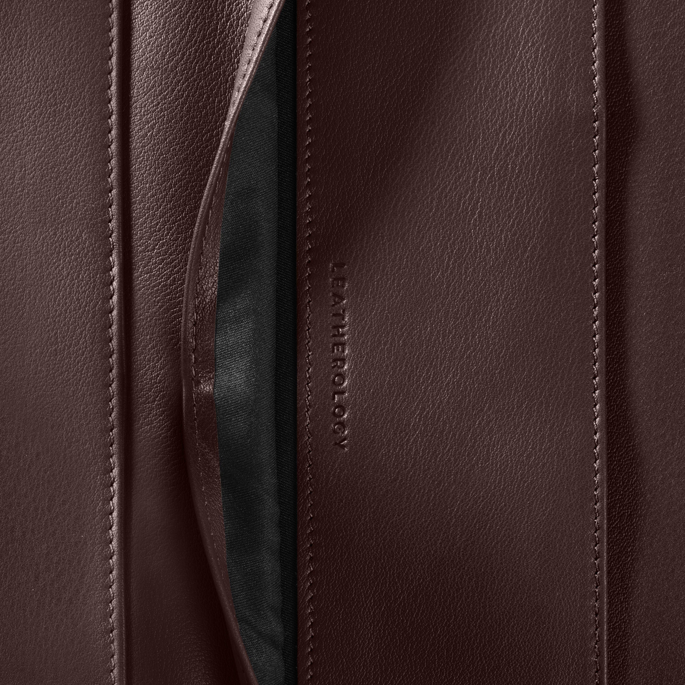 Premium Brown Leather Executive Zippered Portfolio - Professional Business Document Organizer for Meetings, Travel & Office Use