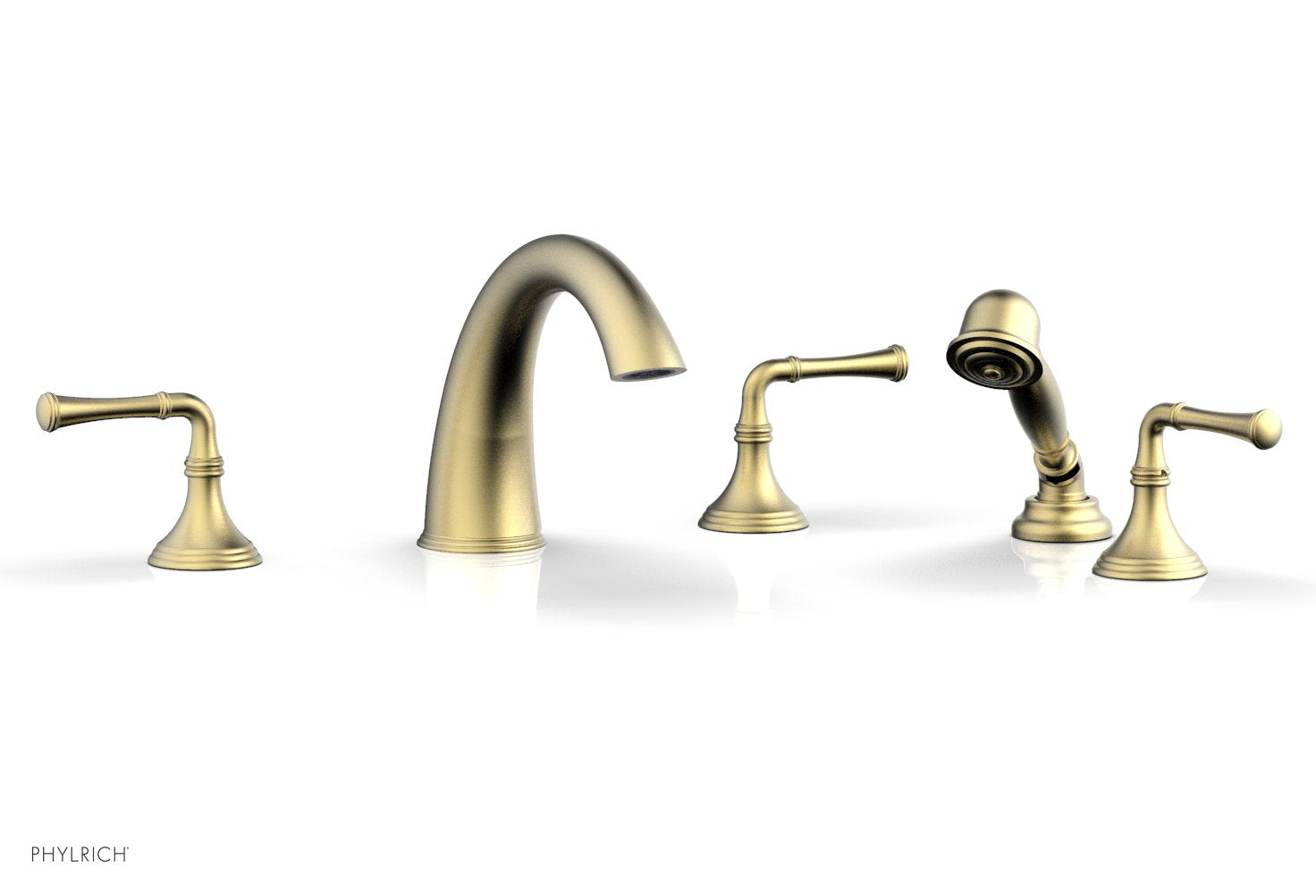 3-Ring Deck Tub Set with Hand Shower D2205E1 - Premium Bathroom Faucet for Modern Homes, Perfect for Bathroom Renovation & Spa Relaxation