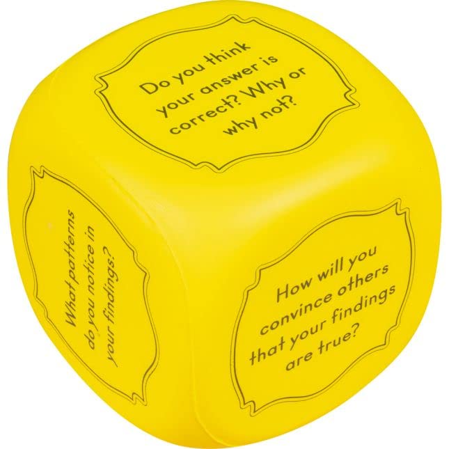 Really Good Stuff Intermediate Science Inquiry Cubes - 4-Pack STEM Learning Tools for Classroom Experiments & Homeschool Activities