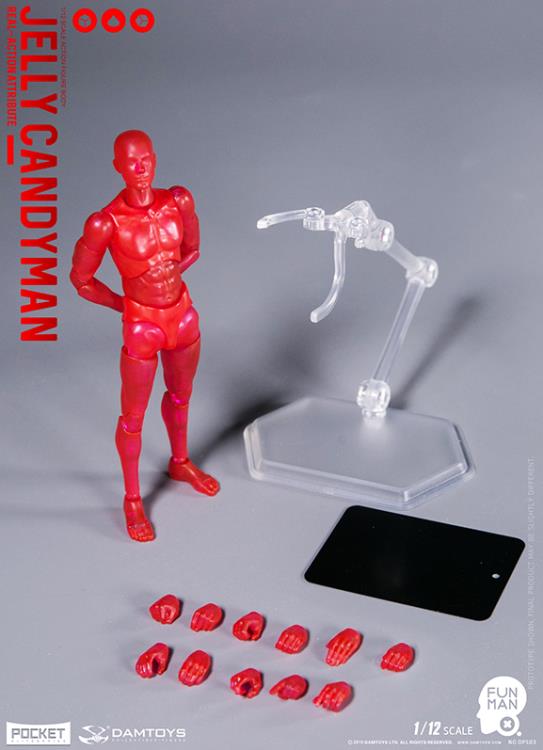 1/12 Scale Jelly Candyman Action Figure by Damtoys - Highly Articulated Collectible Toy for Display & Photography - Perfect for Anime Fans, Cosplay Props, and Model Enthusiasts