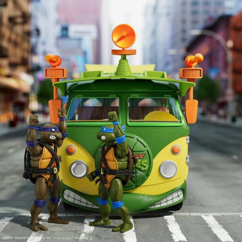 Teenage Mutant Ninja Turtles ULTIMATES! Party Wagon - TMNT Collectible Vehicle Toy for Kids & Adults - Perfect for Play, Display & Comic Conventions