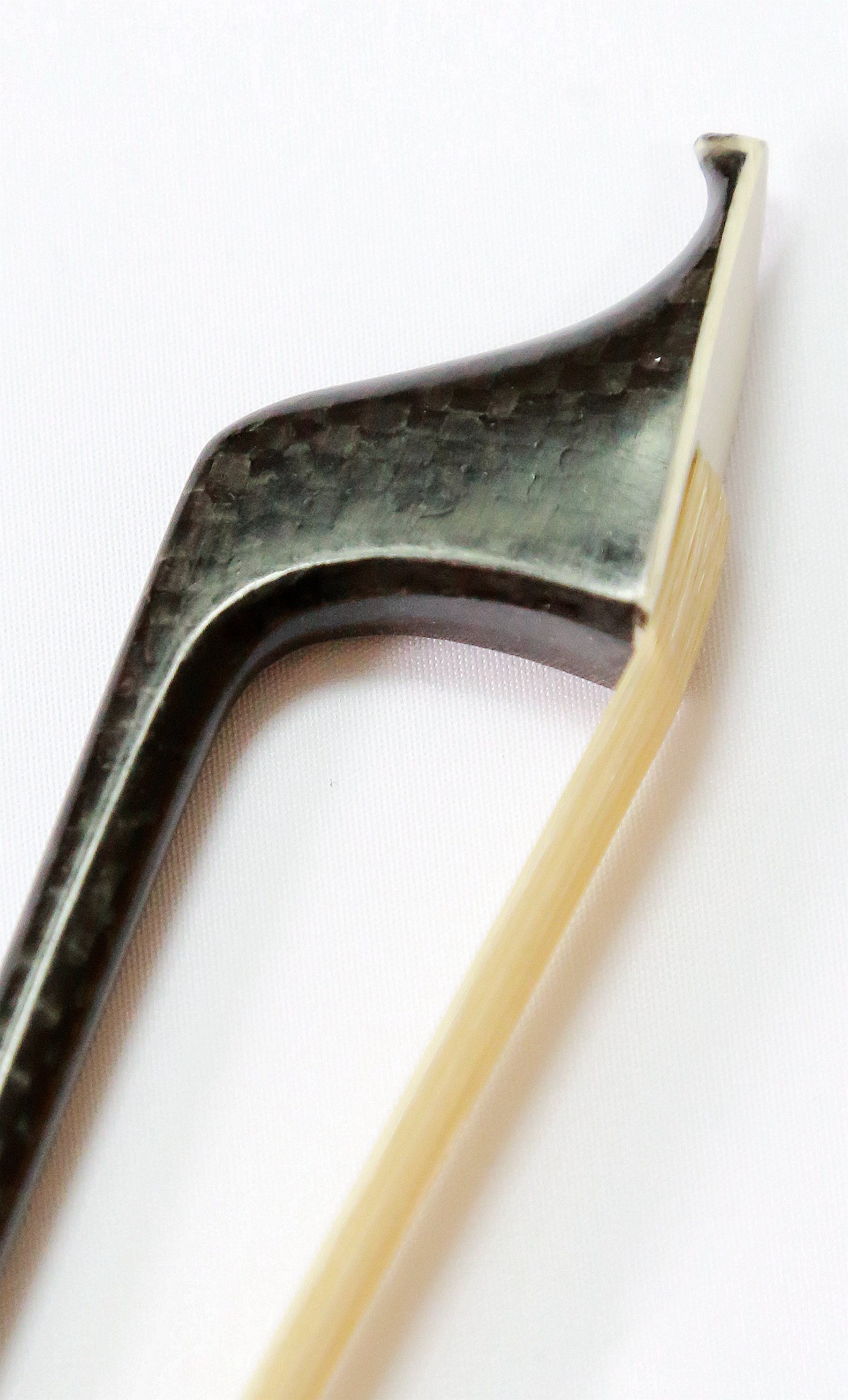 Premium Carbon Fiber Cello Bow with Ox-Horn Woven & Fleur-de-Lys Inlay - Professional Grade Violin Bow for Cellists - Perfect Gift for Musicians, Performances & Music Lessons