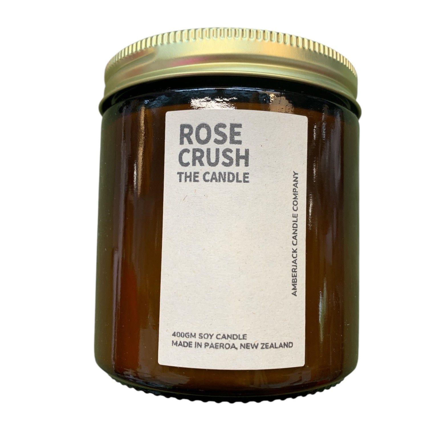 Premium Rose Crush Scented Soy Candle - Large 16oz Jar, Long-Lasting Fragrance for Home, Spa, Romantic Dinner & Relaxation