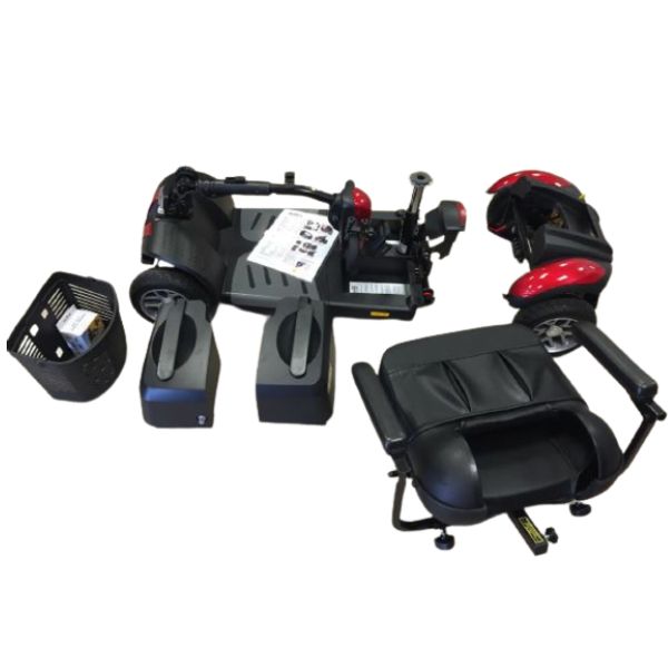 Golden Technologies Buzzaround EX 4 Wheel Mobility Scooter - Lightweight & Foldable Electric Scooter for Adults & Seniors - Ideal for Indoor/Outdoor Use, Shopping Malls & Travel