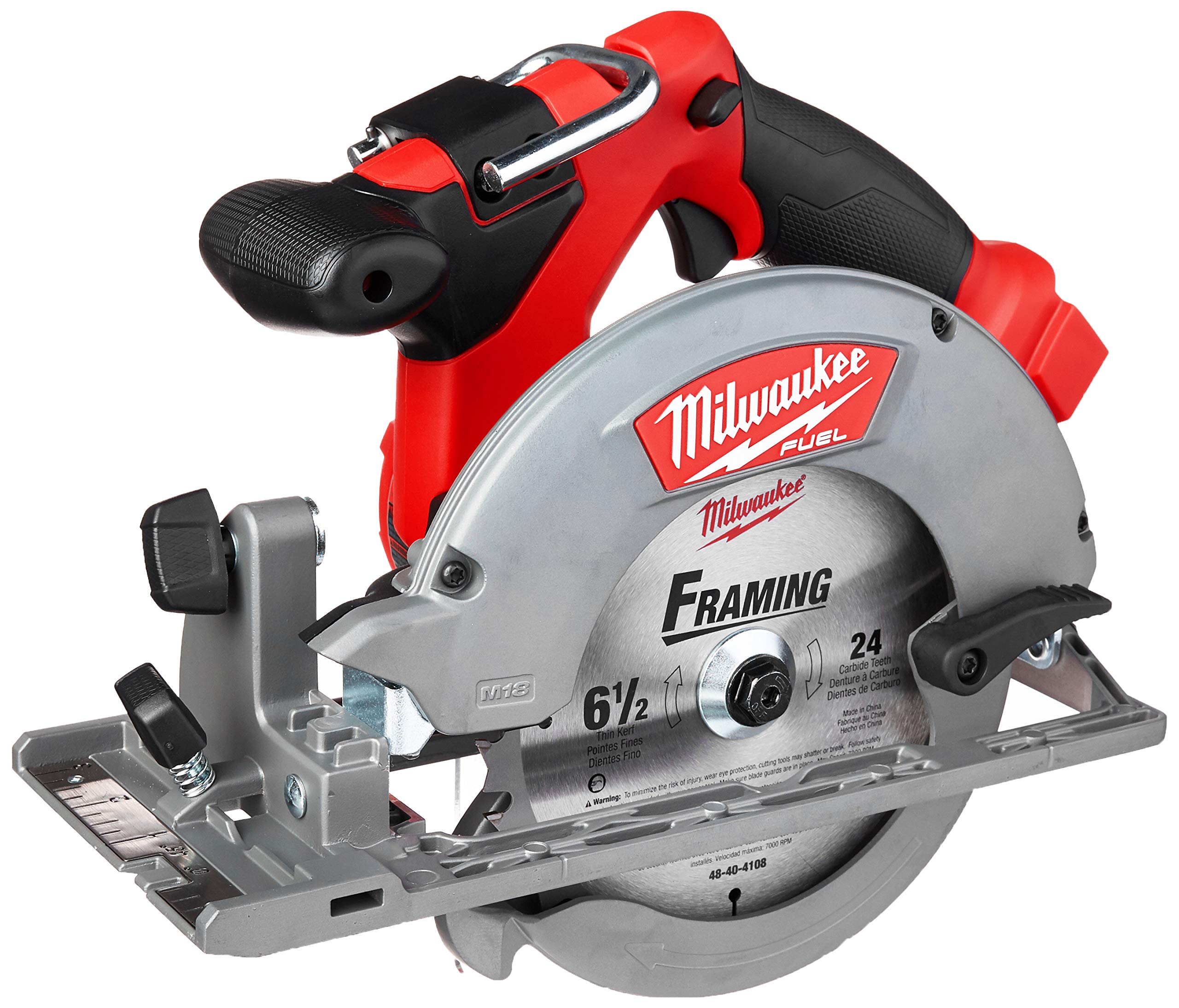 Milwaukee 2730-20 M18 Fuel 6-1/2 Inch Brushless Circular Saw (Tool Only) - Perfect for Woodworking, Framing, and DIY Home Improvement Projects