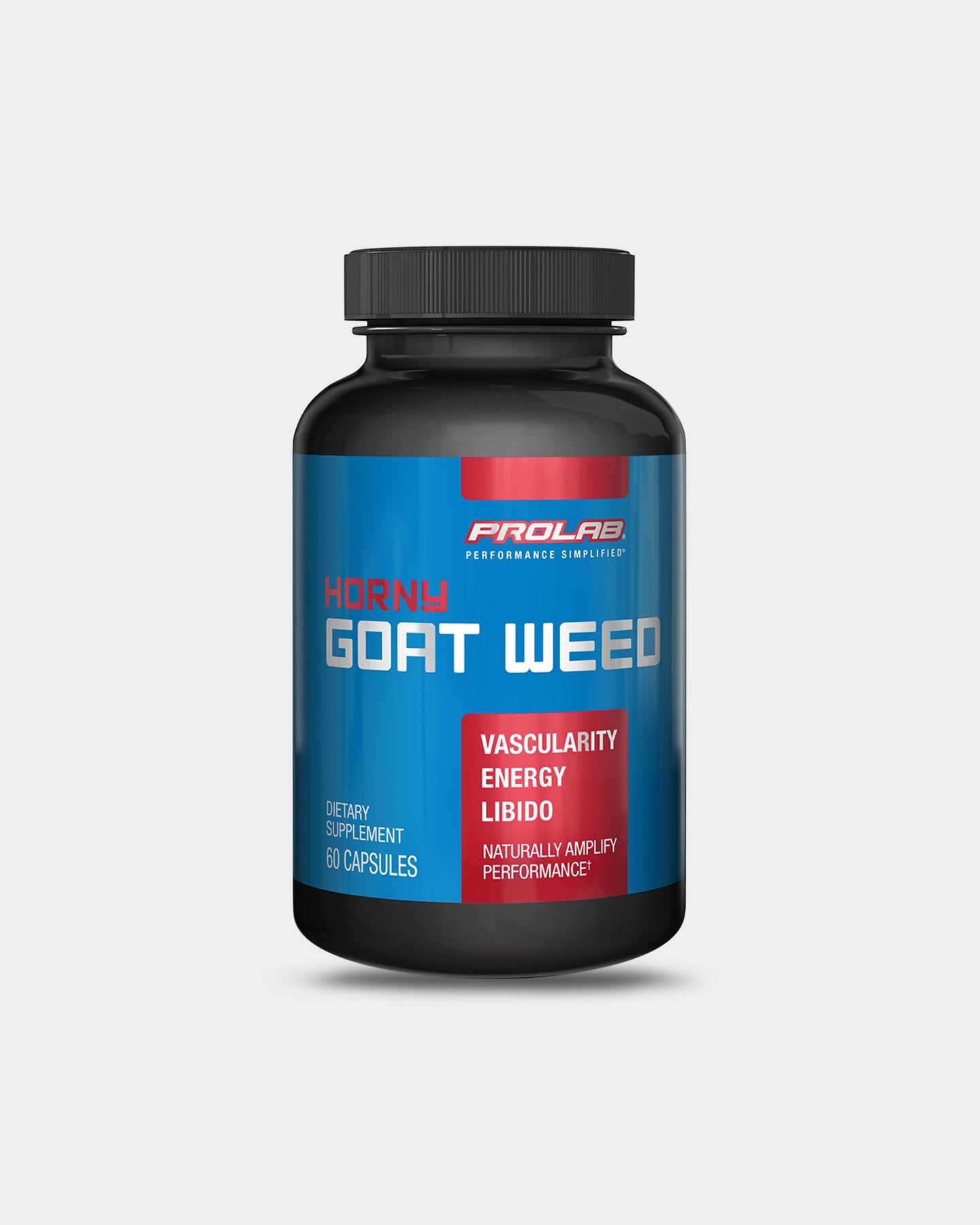 Prolab Horny Goat Weed Supplement - Natural Energy & Vitality Booster for Men - Supports Performance, Stamina & Wellness - Perfect for Gym, Workout & Daily Active Lifestyle