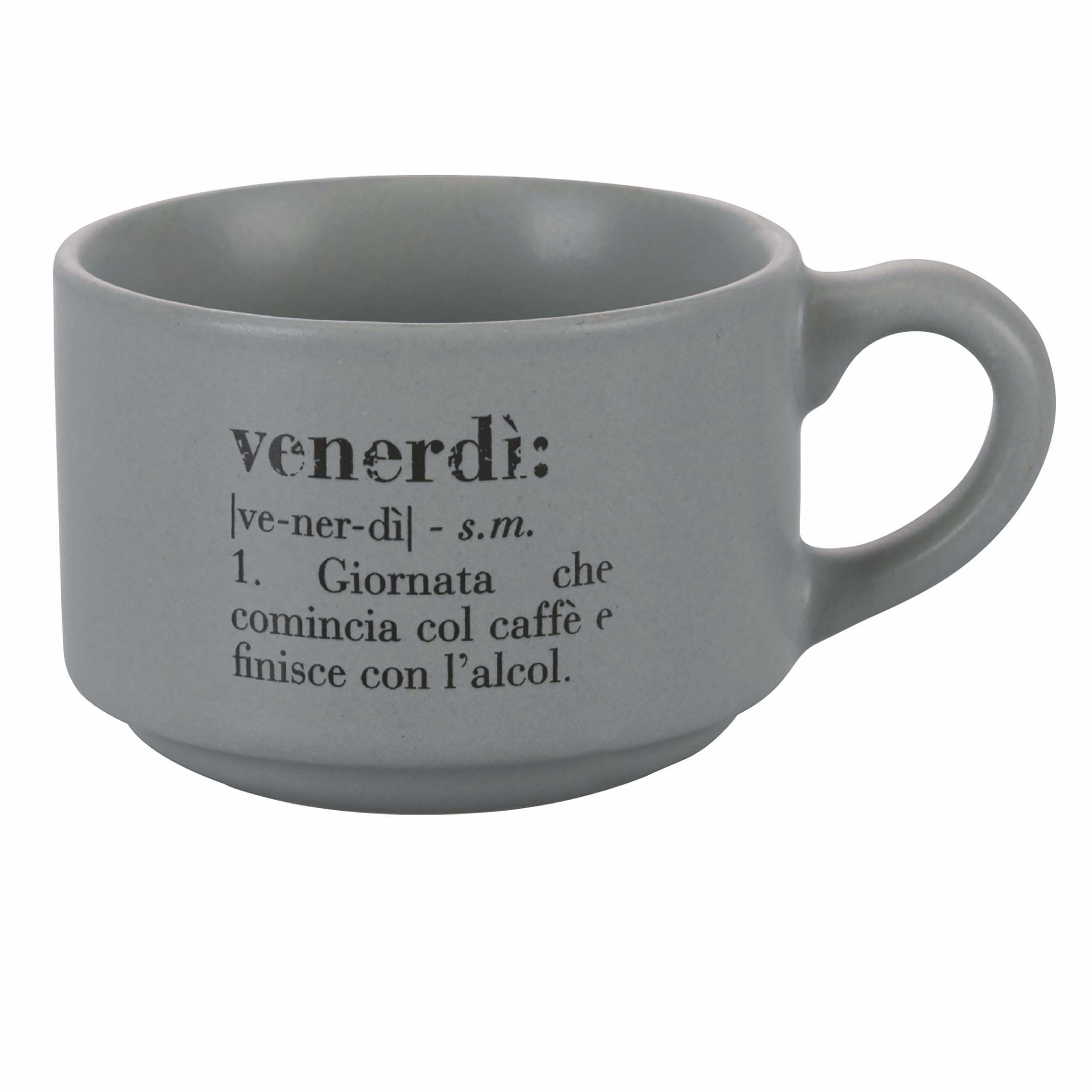 Villa d'Este Home Tivoli Porcelain Coffee Cup Set - 6 Pieces 90ml with Stand | Elegant Espresso Cups for Home, Cafe & Restaurant Use | Perfect for Entertaining Guests & Daily Coffee Rituals
