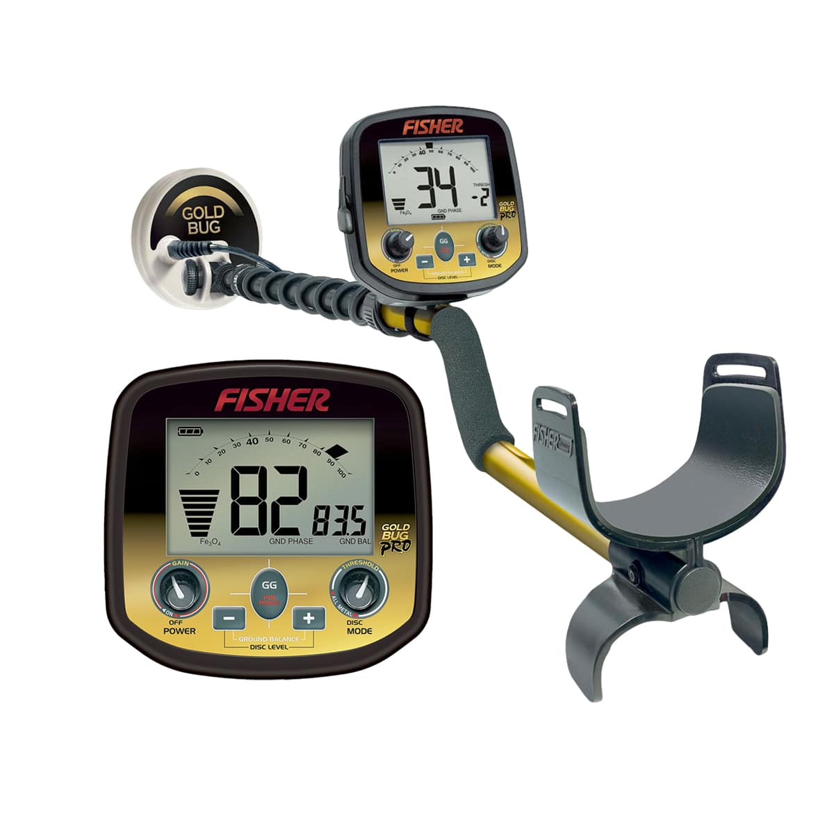 Fisher Gold Bug Pro Metal Detector with 5