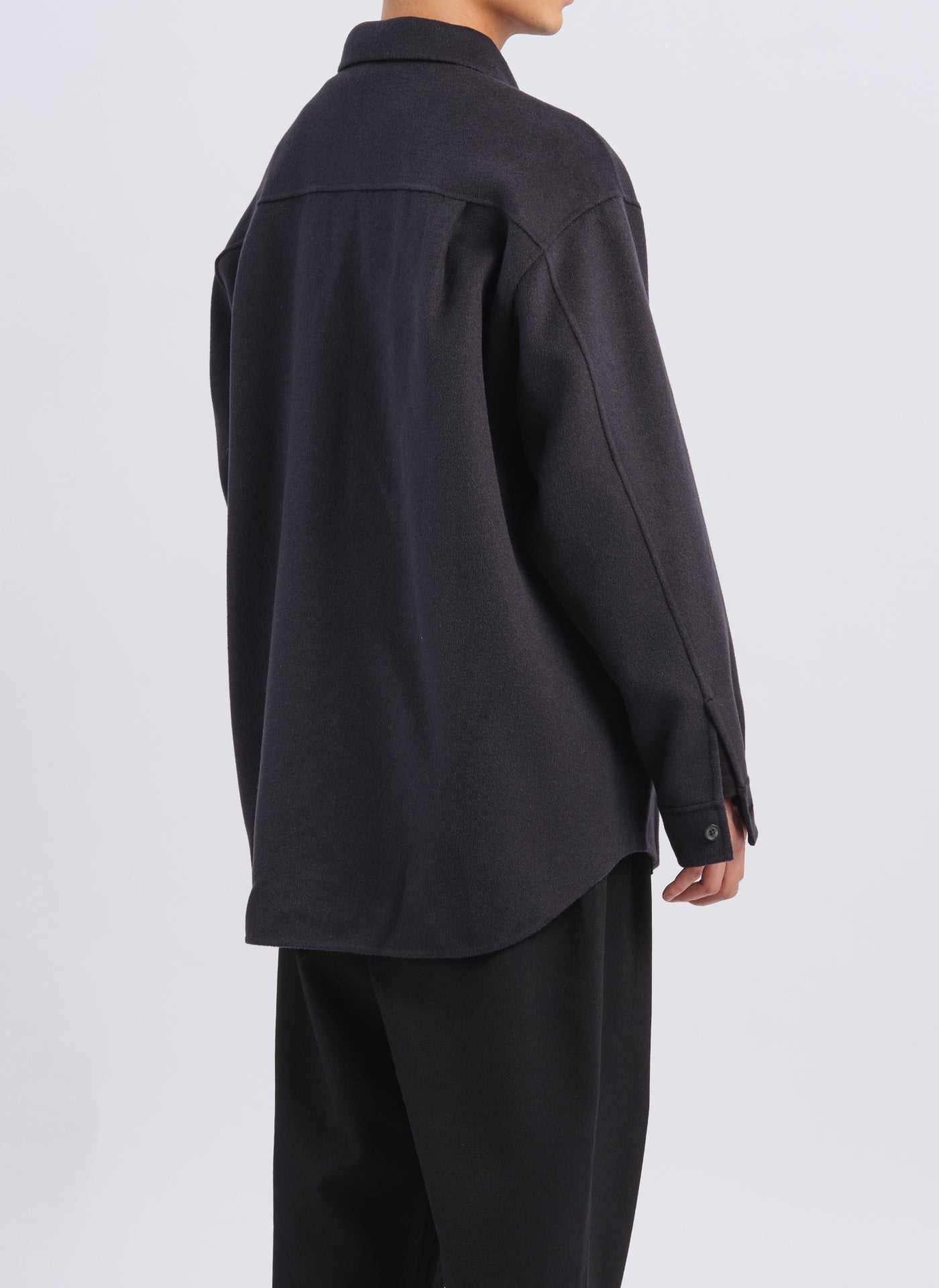Premium W.R Wool Cashmere Shirt Jacket for Men & Women - Soft & Warm Winter Layering Piece for Outdoor Adventures & Casual Office Wear