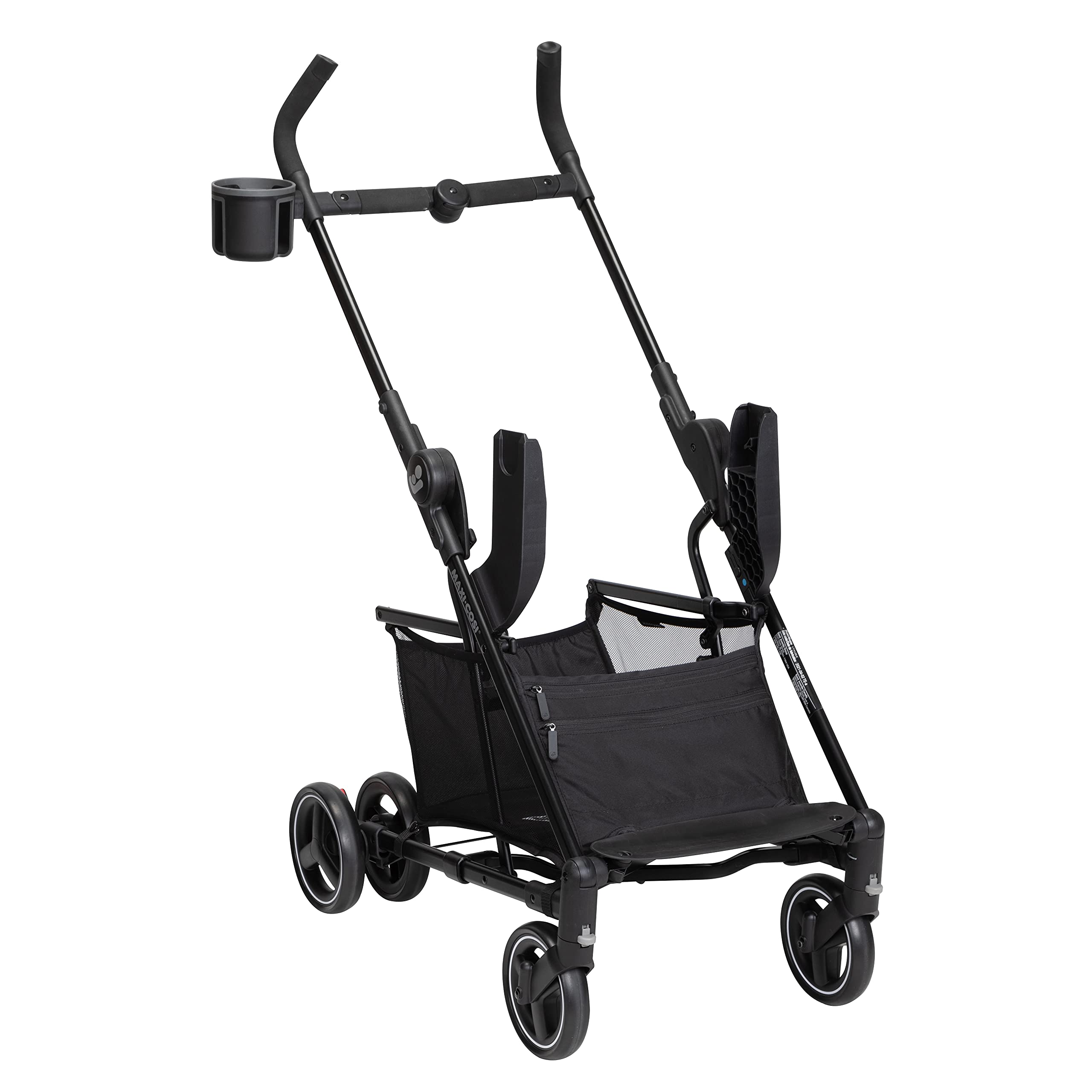Maxi-Cosi Maxi-Taxi Xt Baby Stroller & Car Seat Caddy - Ultra Compact Travel System with Large Storage Basket, Black | Perfect for Newborns, Travel, Shopping & Everyday Use