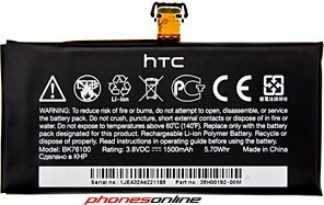 HTC One V Battery BK76100 - 2000mAh Replacement Battery for HTC One V Smartphone - Long Lasting Power for Gaming, Streaming & Daily Use