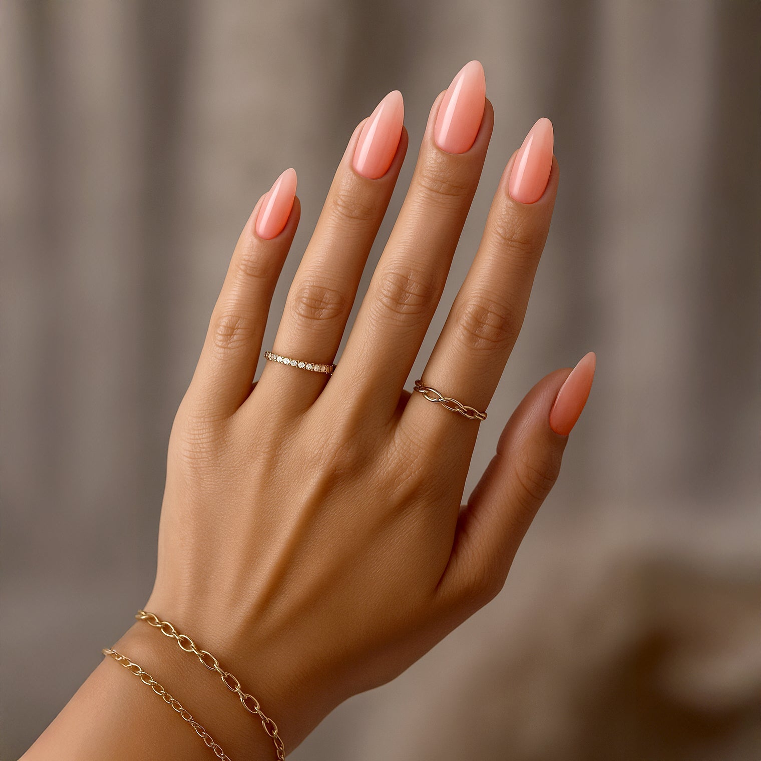 Chaun Legend Gel LG5097 Peek A Nude - Semi-Transparent Nude Nail Polish for Professional Salon & Home Manicure | Perfect for Everyday Wear, Special Occasions & Nail Art Designs