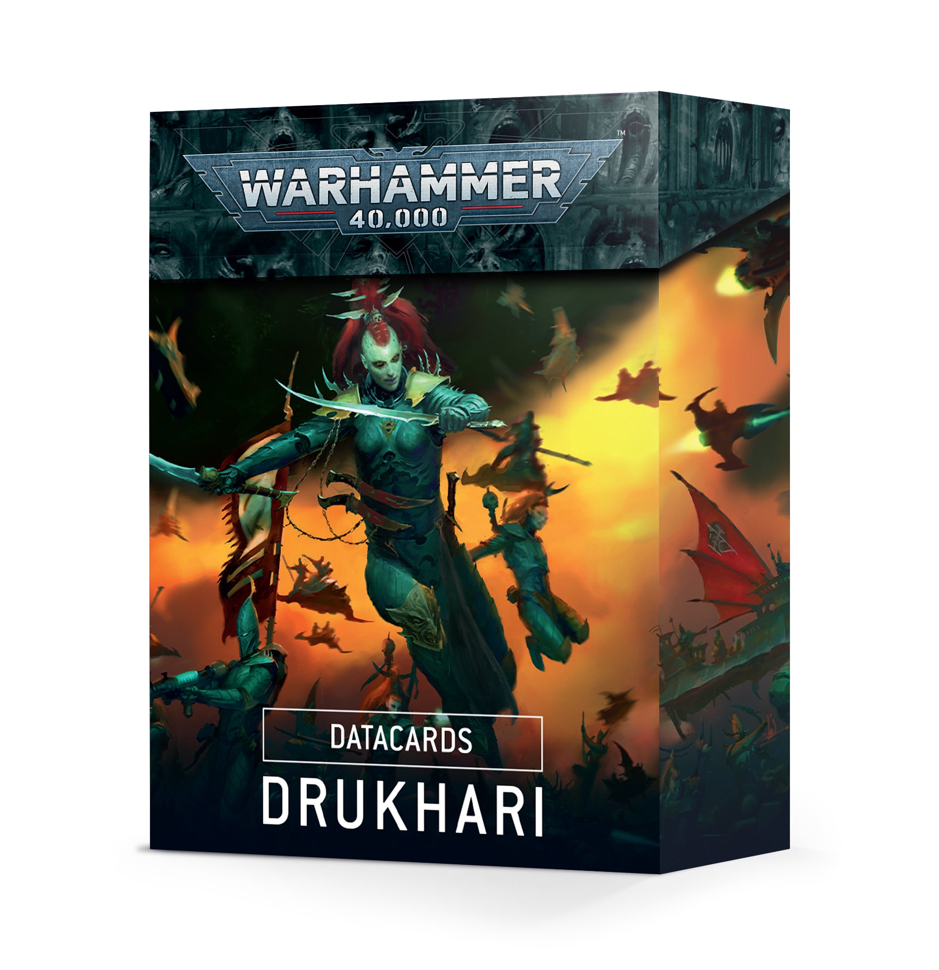 40K Datacards Drukhari 9th Edition - Warhammer 40K Game Accessories for Tabletop Battles & Strategy Gaming
