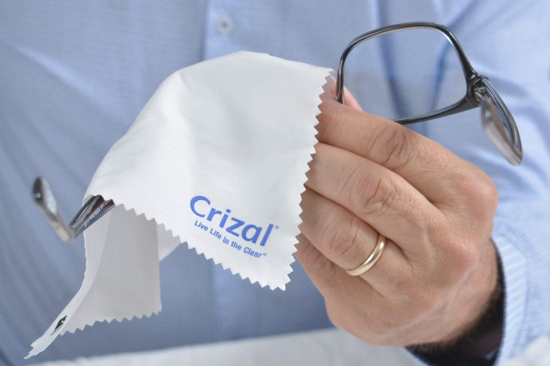 Crizal Lens Cleaning Cloth 4-Pack (6.5