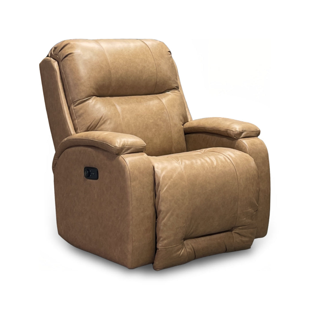 Maverly BeCozzi Power Recliner Chair - Electric Lift Recliner for Living Room, Elderly & Mobility Assistance - Comfortable Leather Massage Reclining Sofa with USB Charger & Cup Holders - Perfect for Home Theater, Nursing & Relaxation