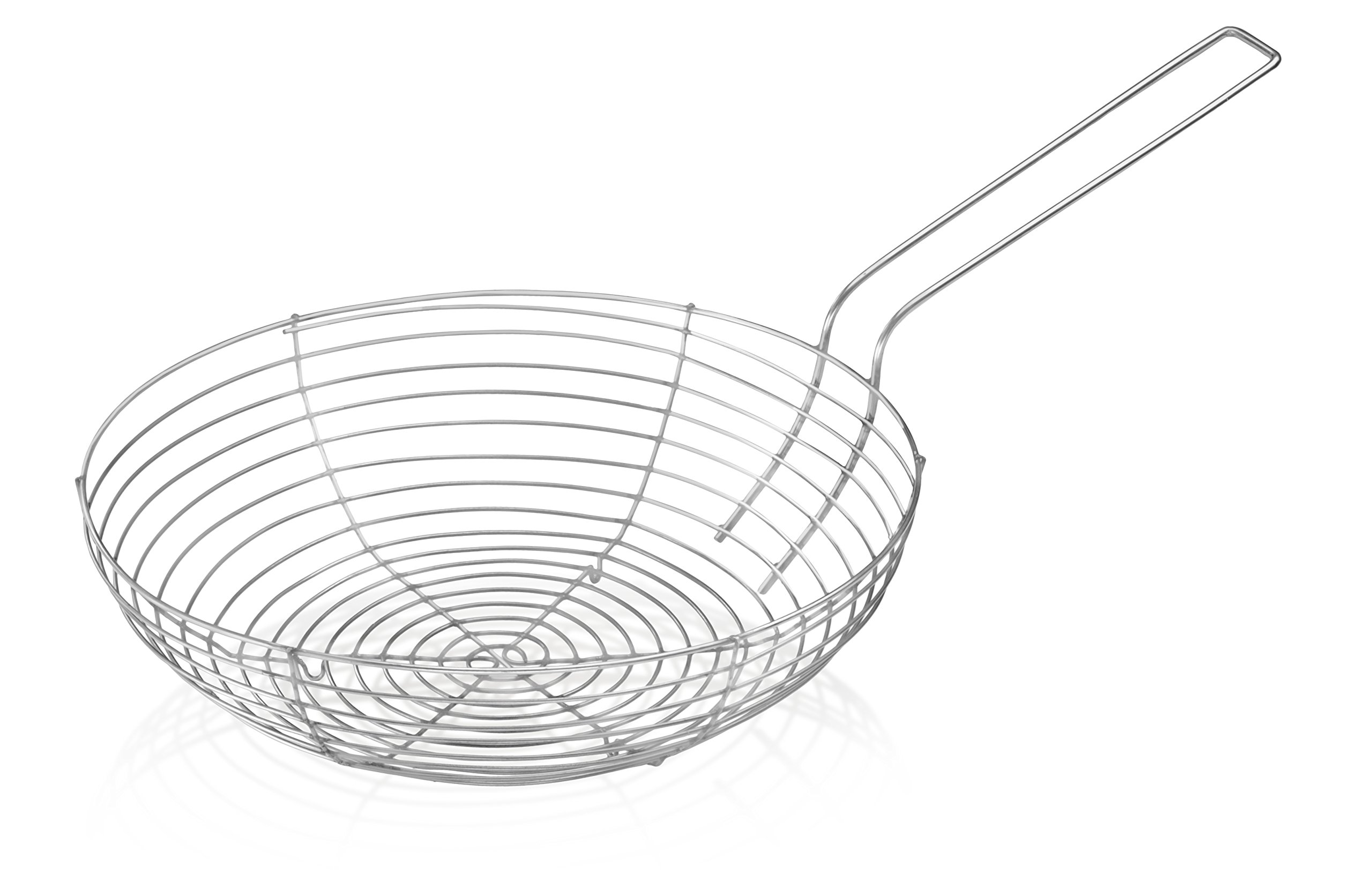 Lagostina Linea Rossa 28cm Round Non-Stick Wok Pan - Black & Red Stainless Steel Cookware for Gas & Induction - Perfect for Stir-Frying, Steaming, Sofrito & Asian Cooking