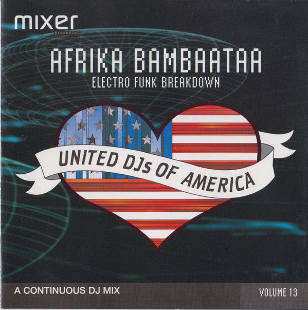 Afrika Bambaataa - United DJs of America Vol.13: Electro Funk Breakdown CD - DJ Mix Compilation Promo (NM/Mint) - Perfect for Dance Parties & Music Collectors