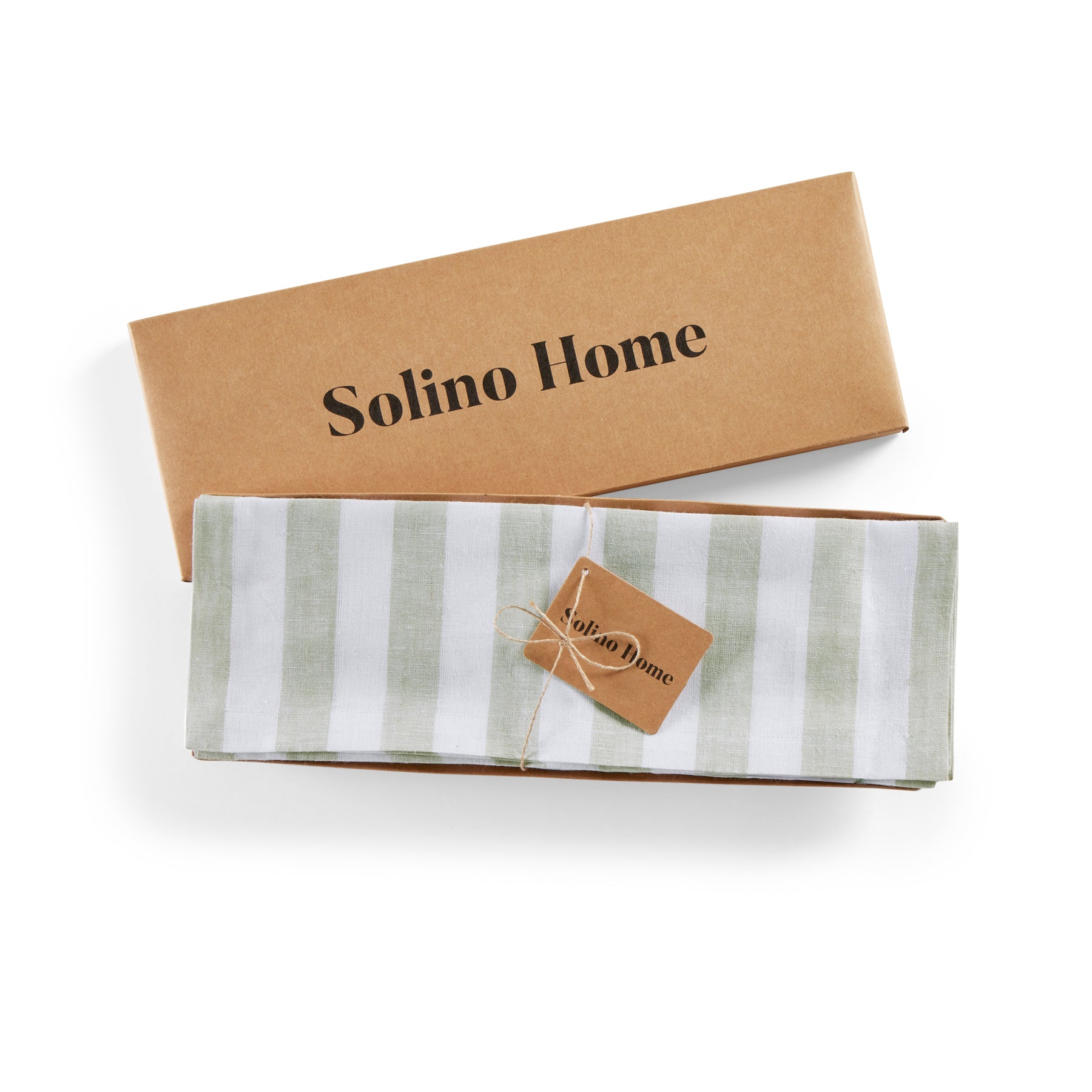 Sorrento Striped Cotton Placemats Set of 6 - Waterproof & Washable Table Mats for Dining, Kitchen, and Party Decor - Elegant Home Tableware Accessories