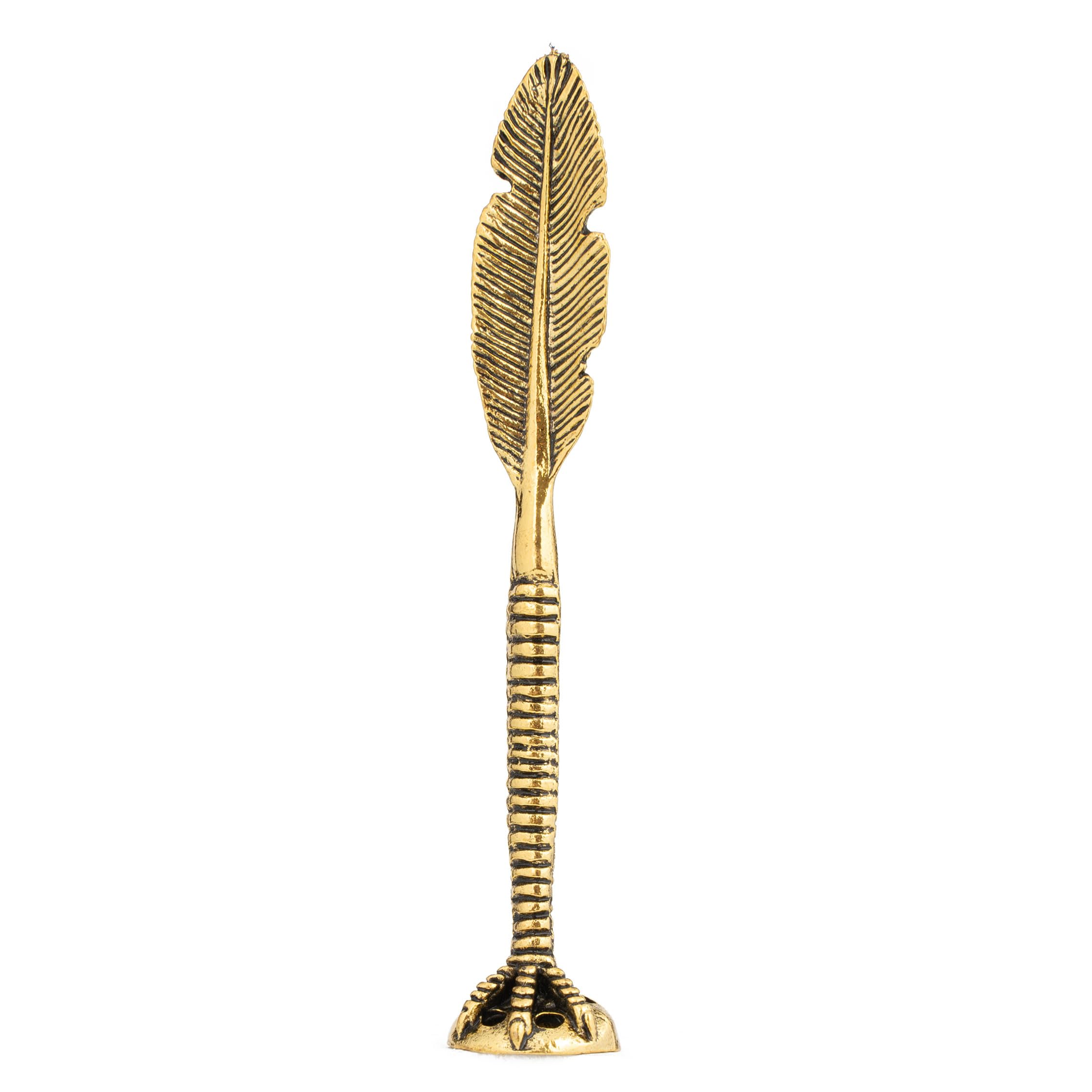 Premium Smoking Pipe Tamper & Cleaning Tool - Feather Design for Tobacco Pipe Maintenance | Perfect for Pipe Smokers & Collectors | Home, Office & Outdoor Use