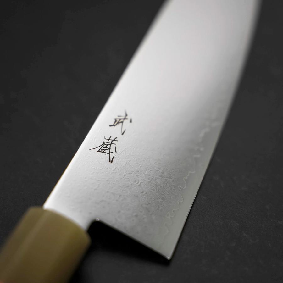 Premium Santoku Knife 180mm - VG-10 Damascus Steel Blade with Buffalo Dark Pink Maple Handle - Perfect for Sushi, Vegetables & Meat Slicing - Japanese Kitchen Knife for Home Chefs & Culinary Enthusiasts