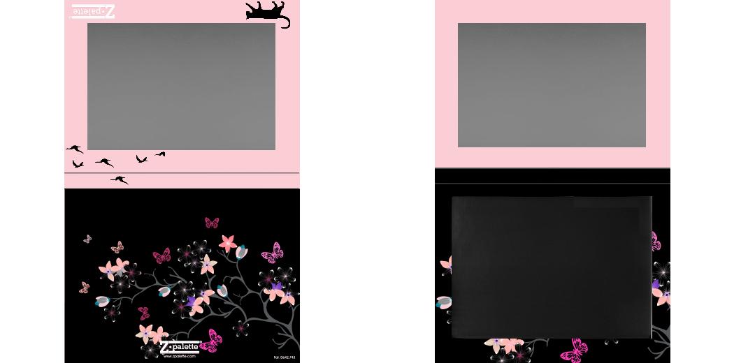 Custom Extra Large Z Palette - Magnetic Makeup Palette for Eyeshadows & Blush - Perfect for Travel & Professional Makeup Artists